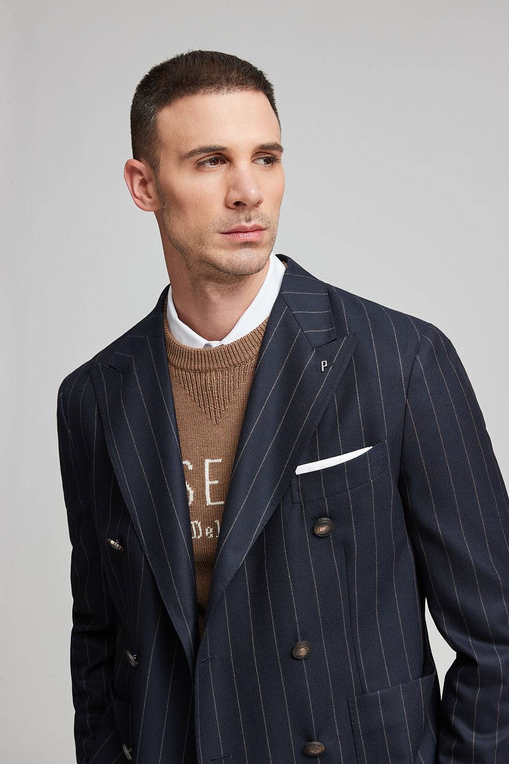 Peserico Maglia in pura lana merinos extrafine Sottocosto