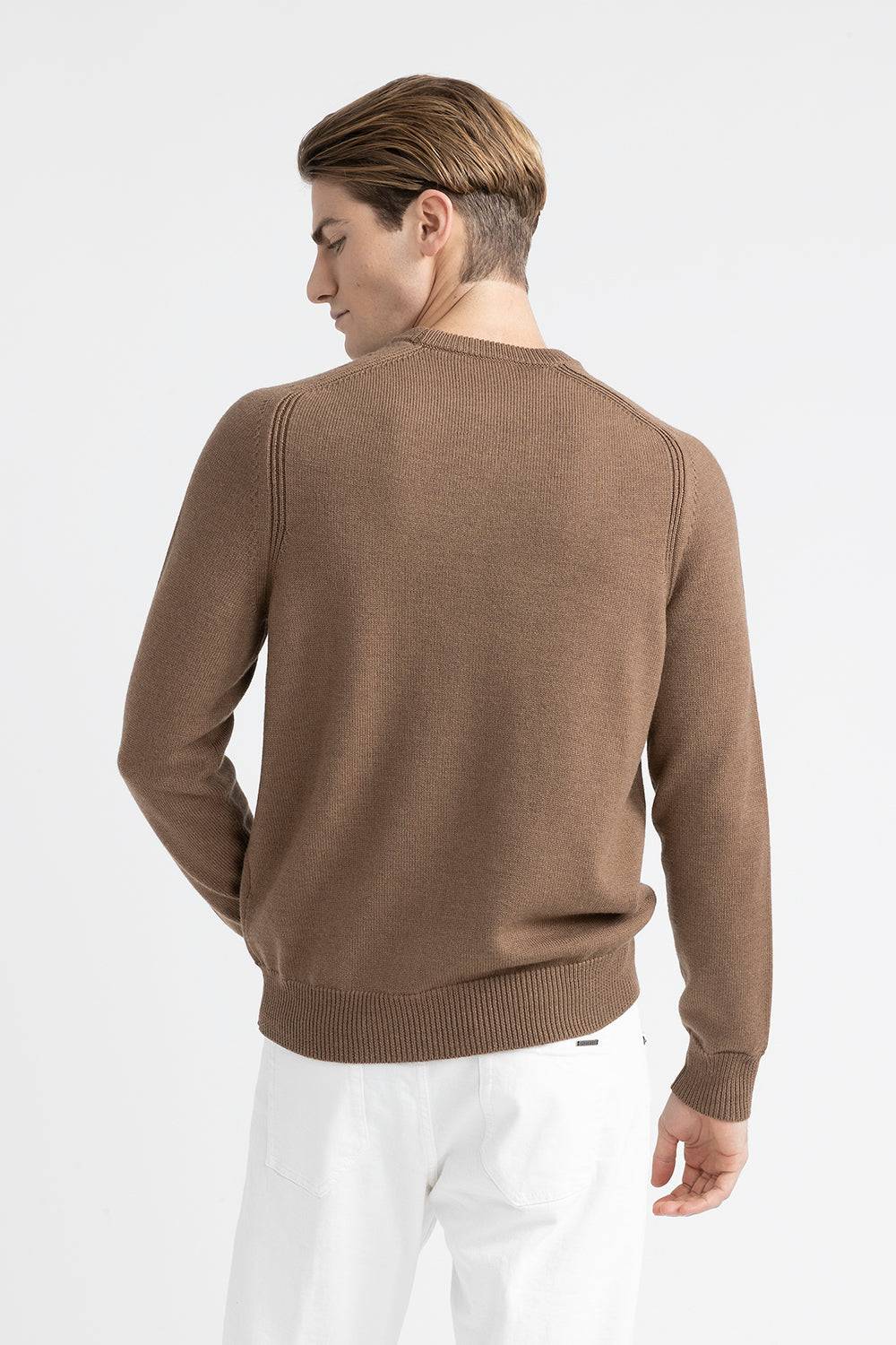 Peserico Maglia in pura lana merinos extrafine Sottocosto