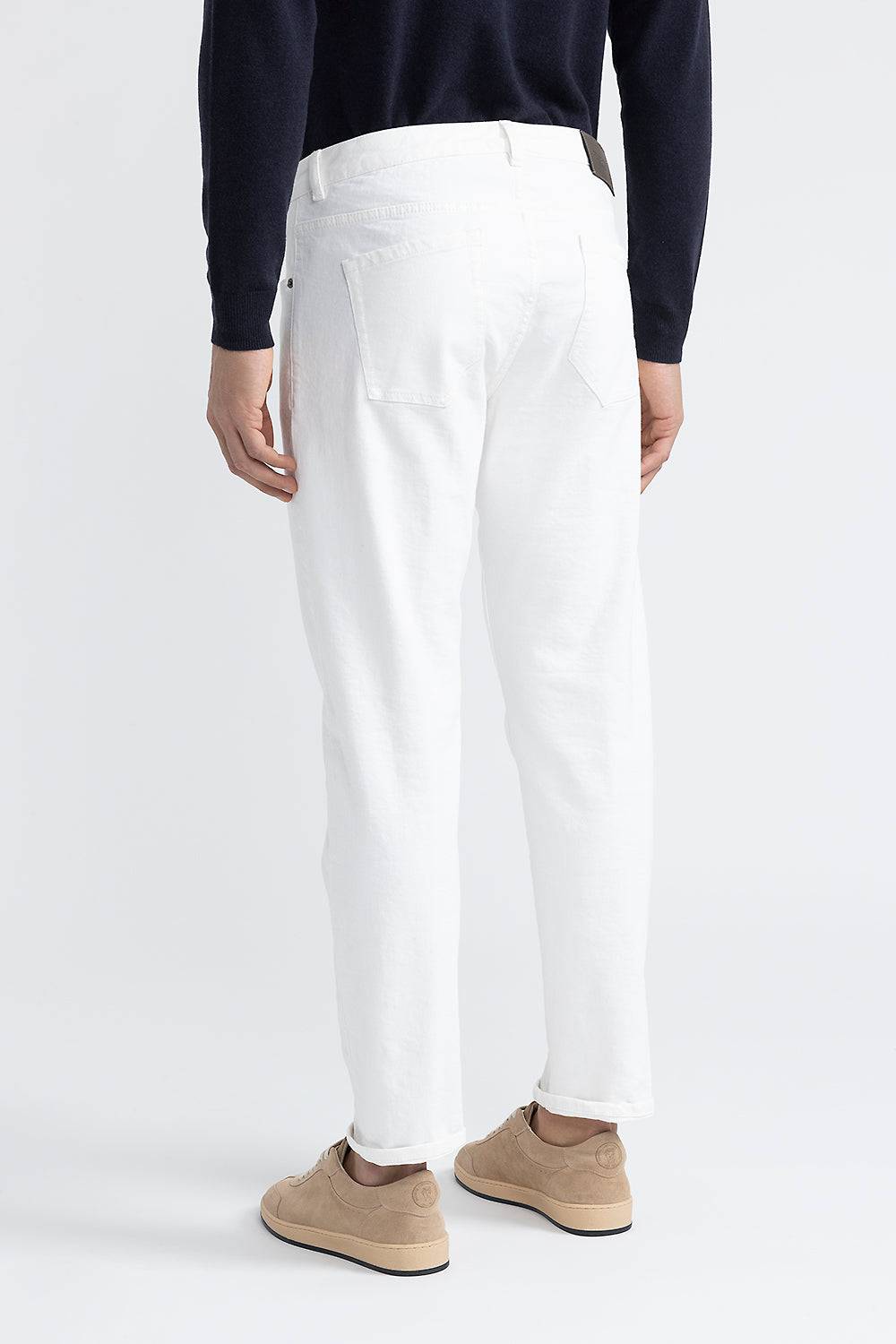 Peserico Pantalone bull denim in twill di cotone stretch Convenienza