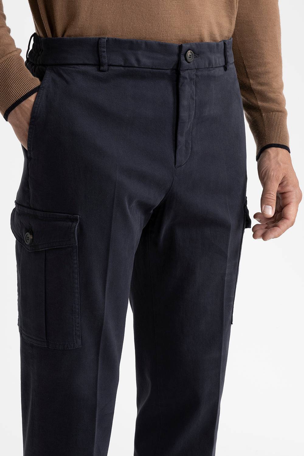 Peserico Pantalone chino tasconato in cotone Offerta