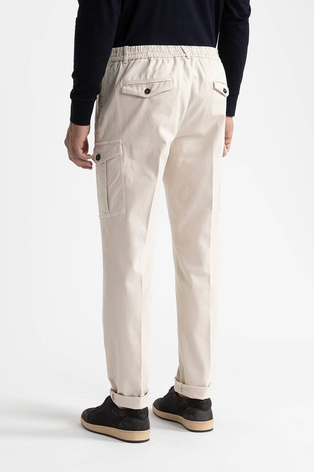 Peserico Pantalone chino tasconato in cotone Economico