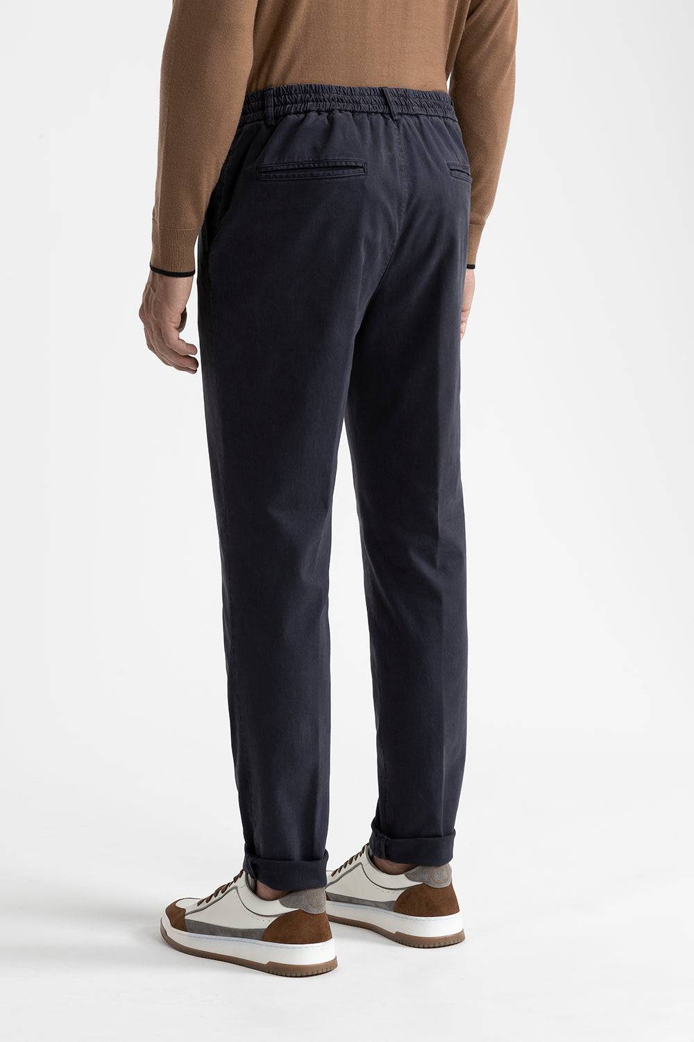 Peserico Pantalone jogger in cotone, seta e tencel Saldi