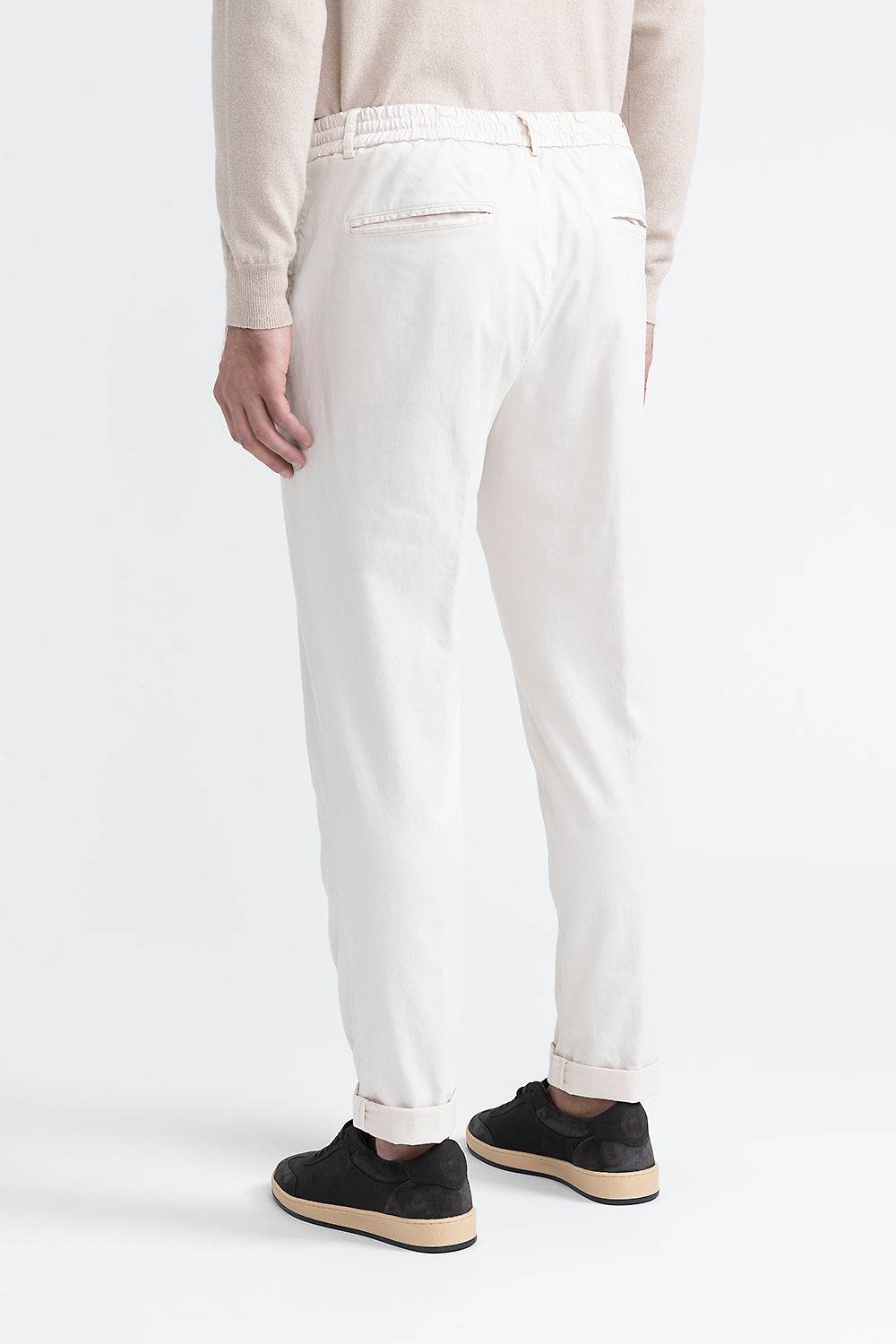 Peserico Pantalone jogger in cotone, seta e tencel Offerte