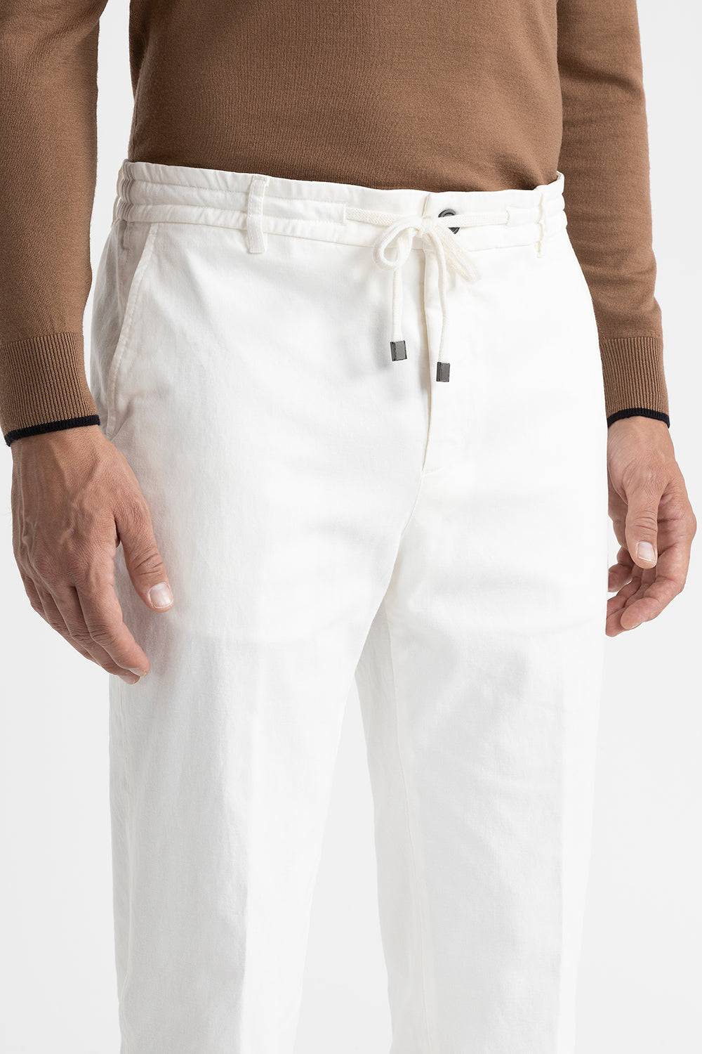 Peserico Pantalone jogger in cotone, seta e tencel Hotsell