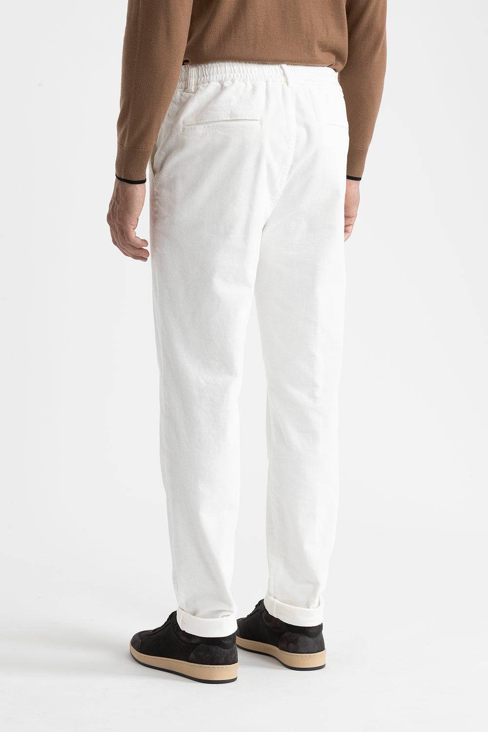 Peserico Pantalone jogger in velluto di cotone In vendita