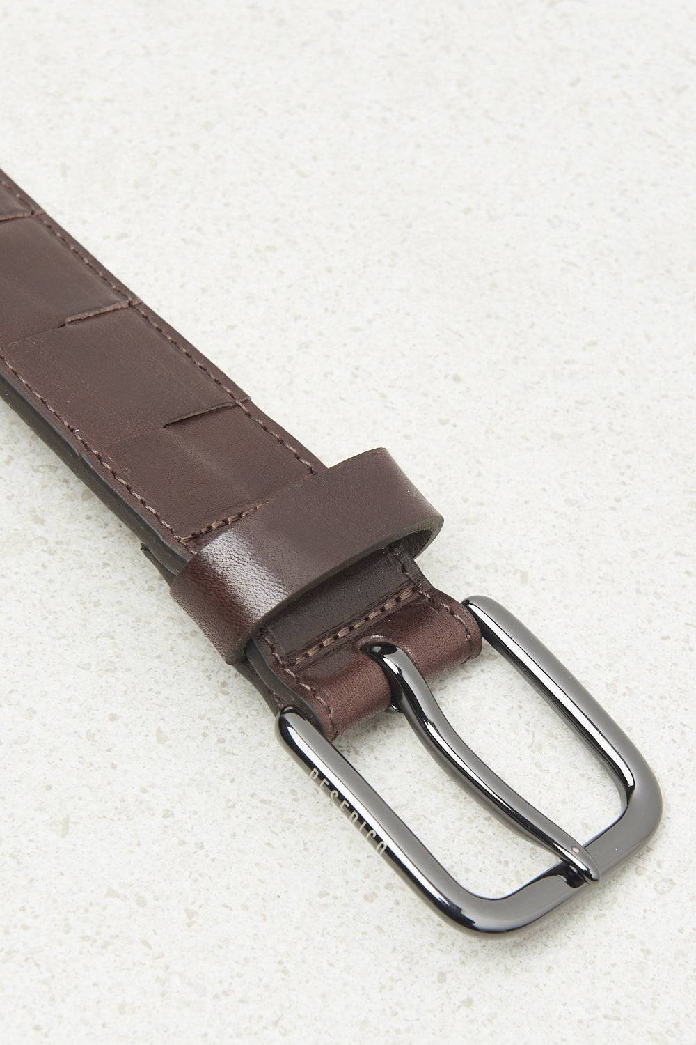 Peserico Cintura in vera pelle intrecciata Italy