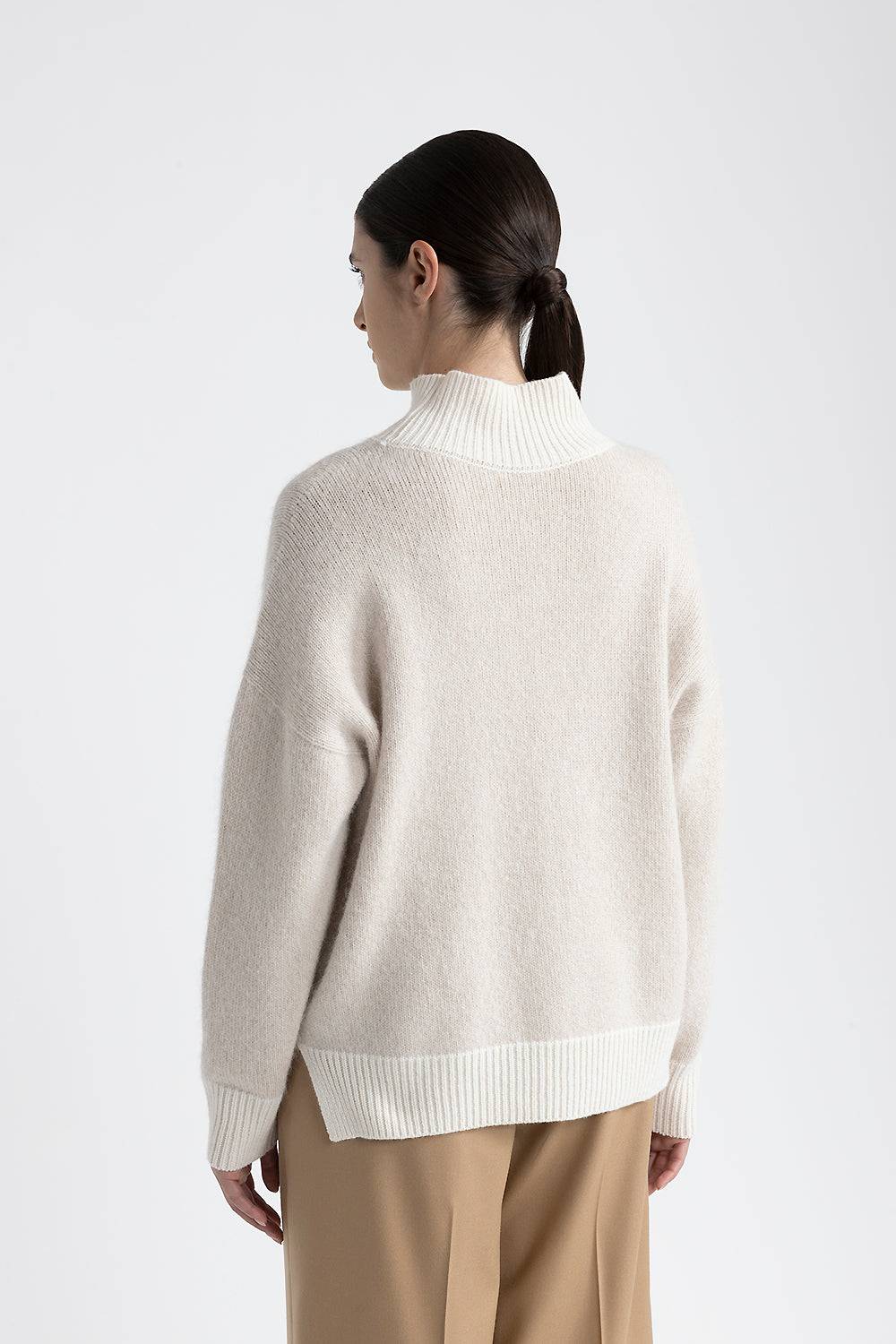 Peserico Maglia collo alto in lana, cashmere e alpaca Convenienza