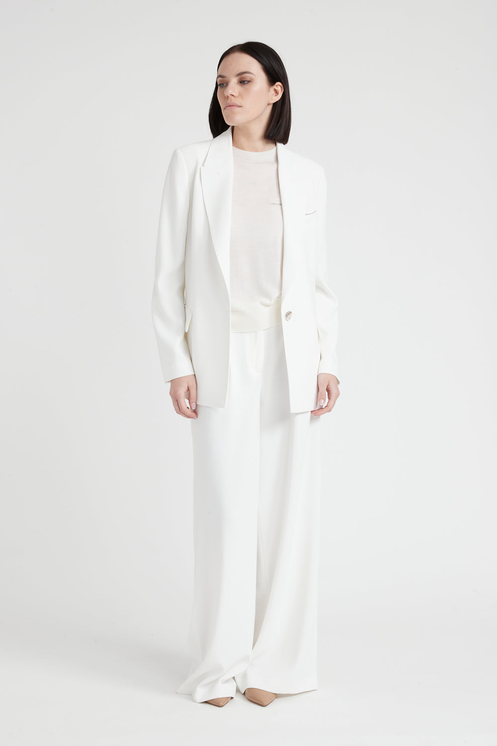 Peserico Blazer monopetto in fluido cady crepe Outlet
