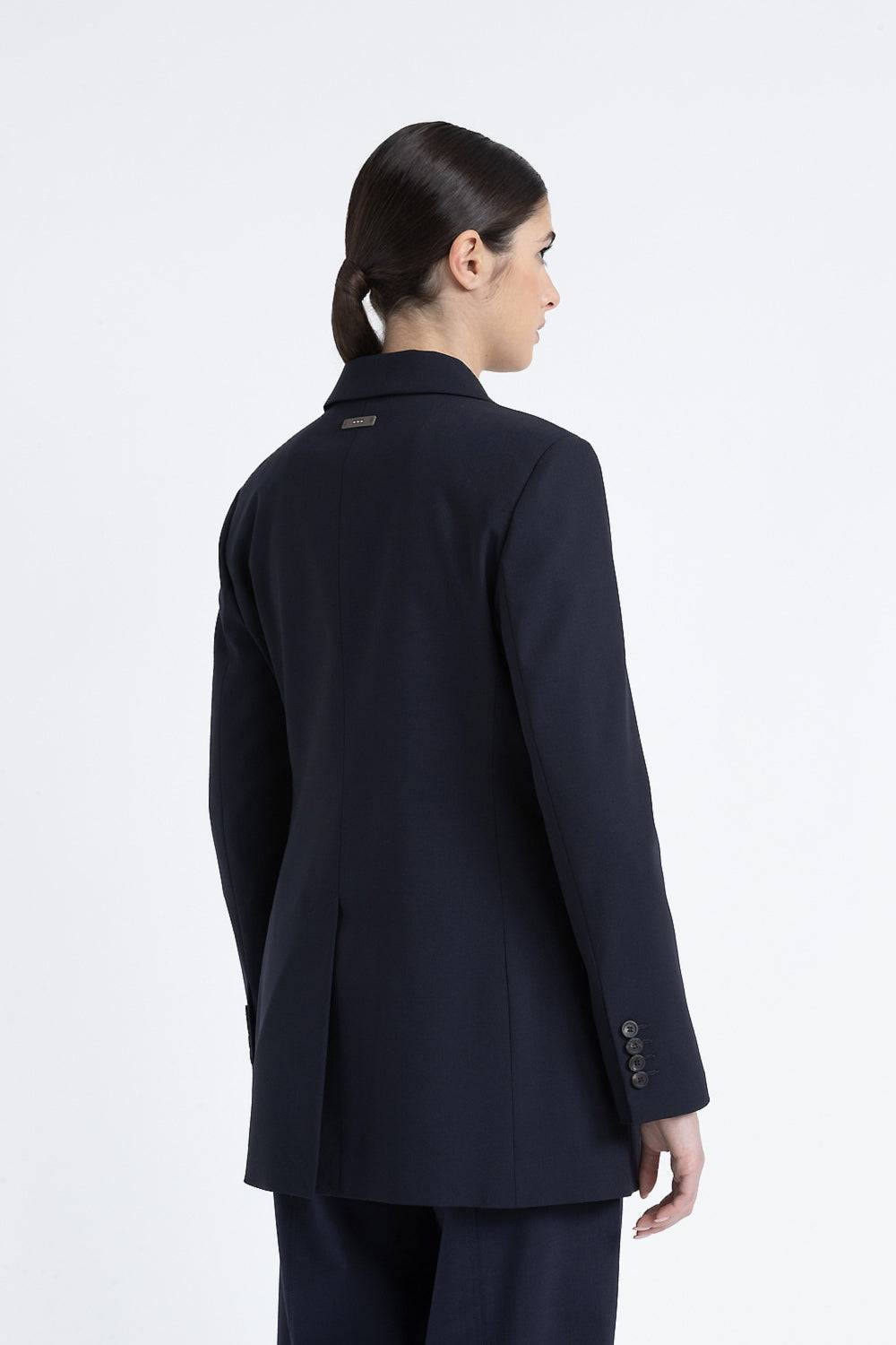 Peserico Blazer doppiopetto in lana tecnica Saldi