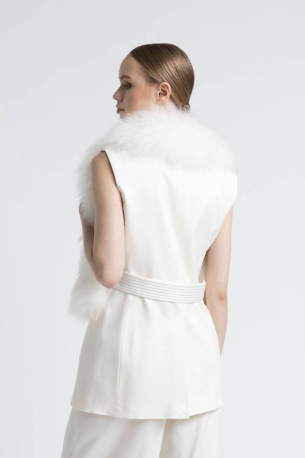 Peserico Collo in vero pelo di capra cashmere Negozio