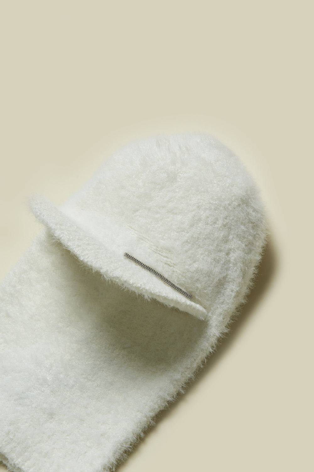 Peserico Balaclava effetto pelliccia con visiera Moda