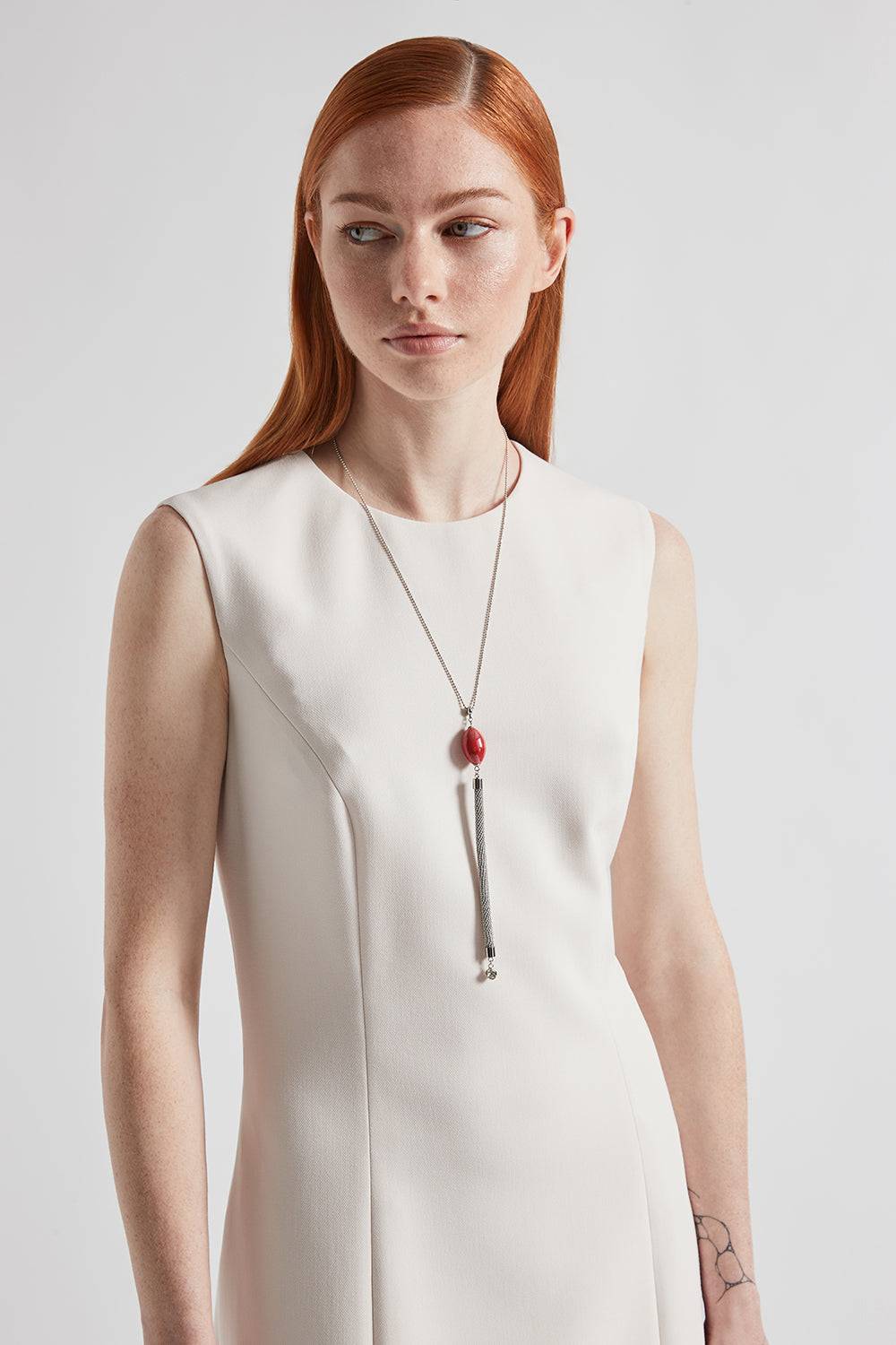 Peserico Collana lunga con pendente in vetro di Murano Promozione