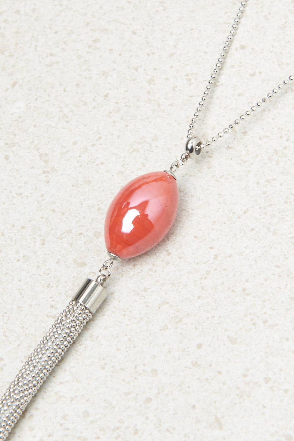 Peserico Collana lunga con pendente in vetro di Murano Promozione