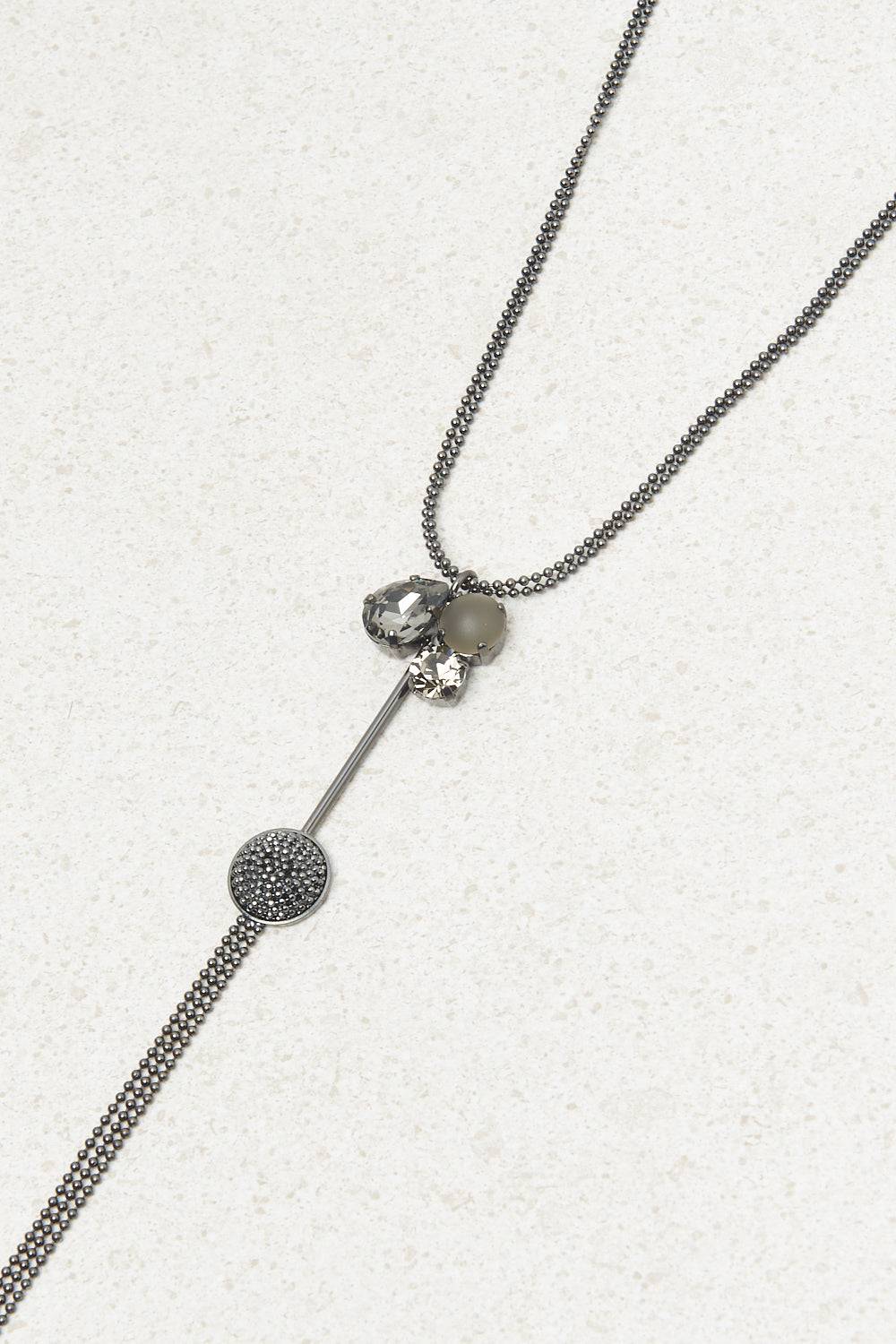 Peserico Collana lunga con pendente e pietre lucenti 50% di sconto con spedizione gratuita