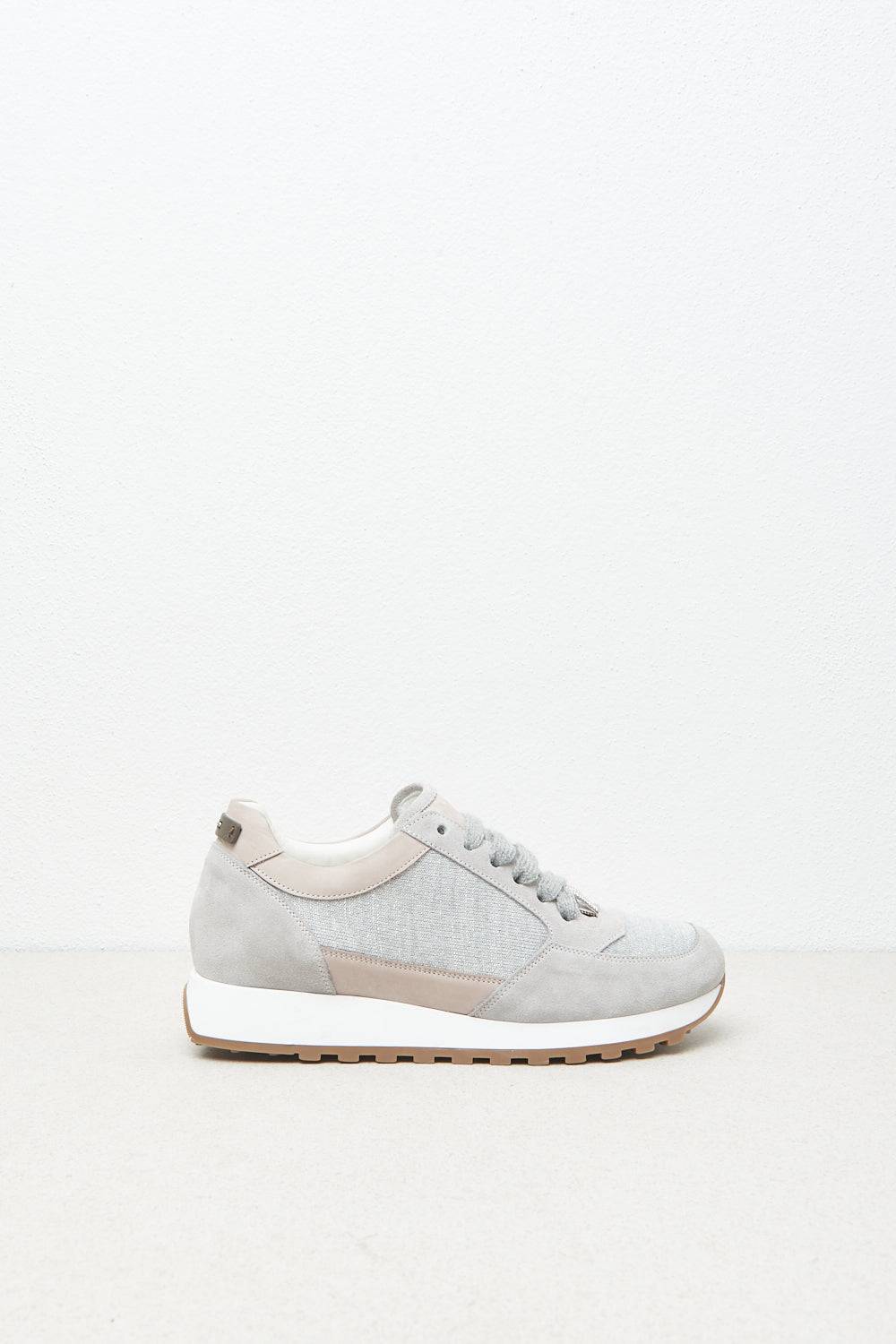 Peserico Sneakers in pelle nabuk scamosciata Sottocosto