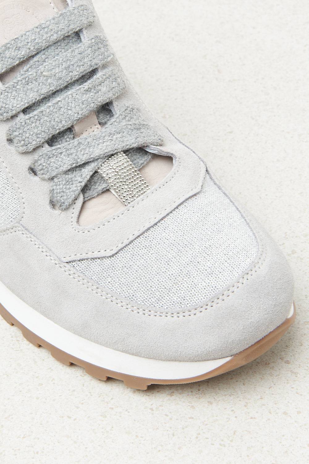 Peserico Sneakers in pelle nabuk scamosciata Sottocosto
