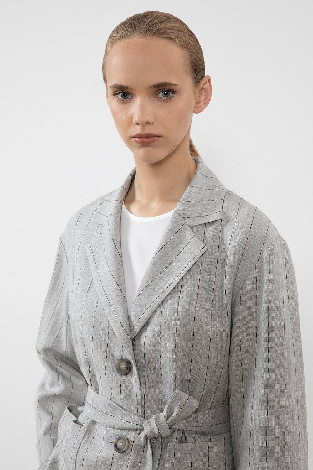 Peserico Blazer monopetto in lino, viscosa e lurex Offerte