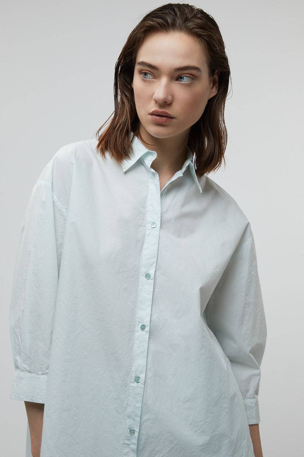 Peserico Camicia in popeline di cotone clean unito Negozio