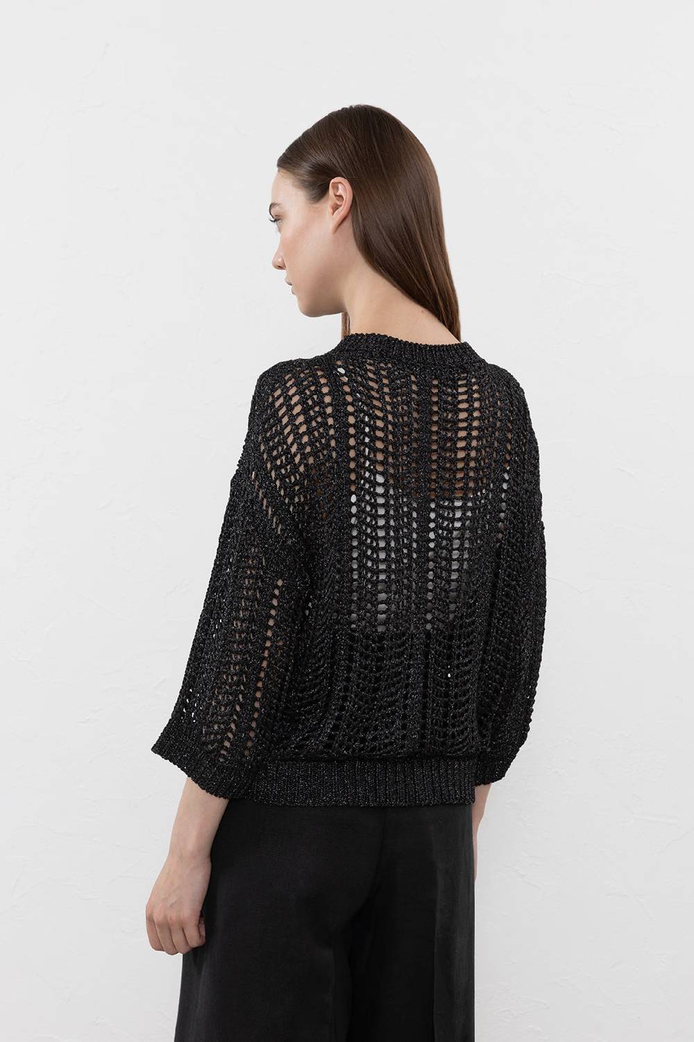 Peserico Maglia in filato di misto viscosa Presa