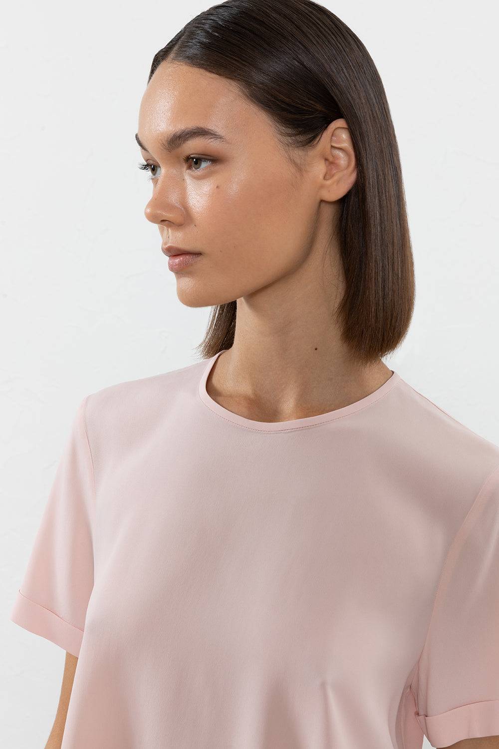 Peserico T-shirt in crepe de chine misto seta Prezzo Ridotto