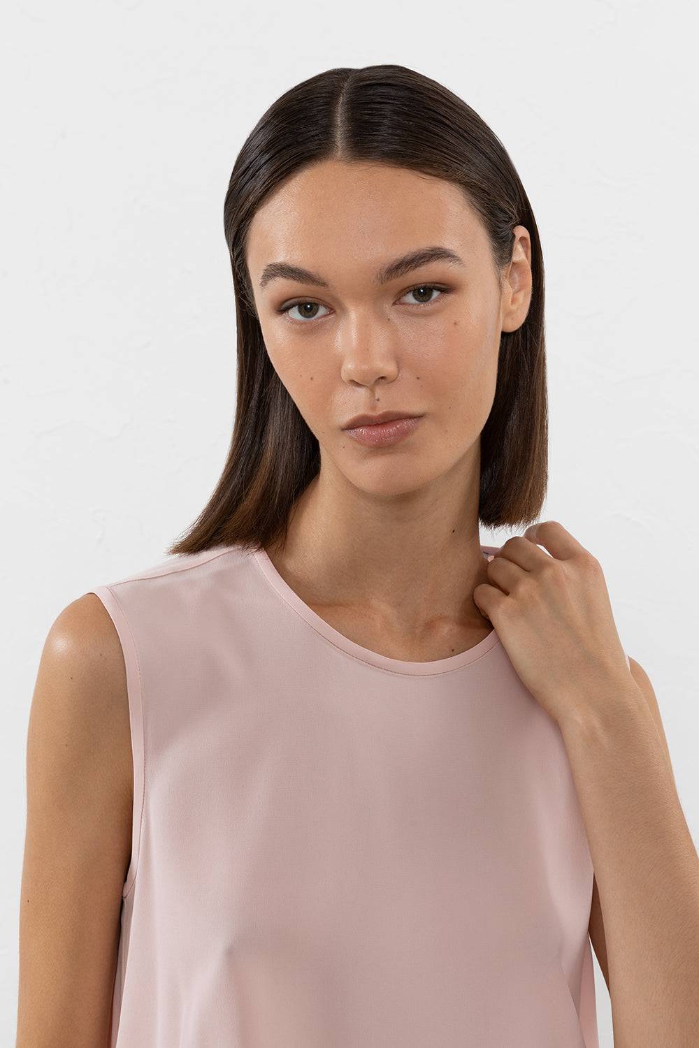 Peserico Top in crepe de chine misto seta Convenienza