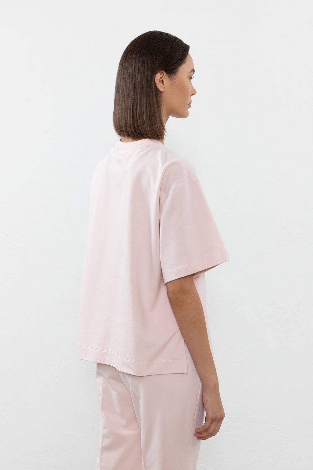 Peserico T-shirt in felpa leggera di cotone Novità
