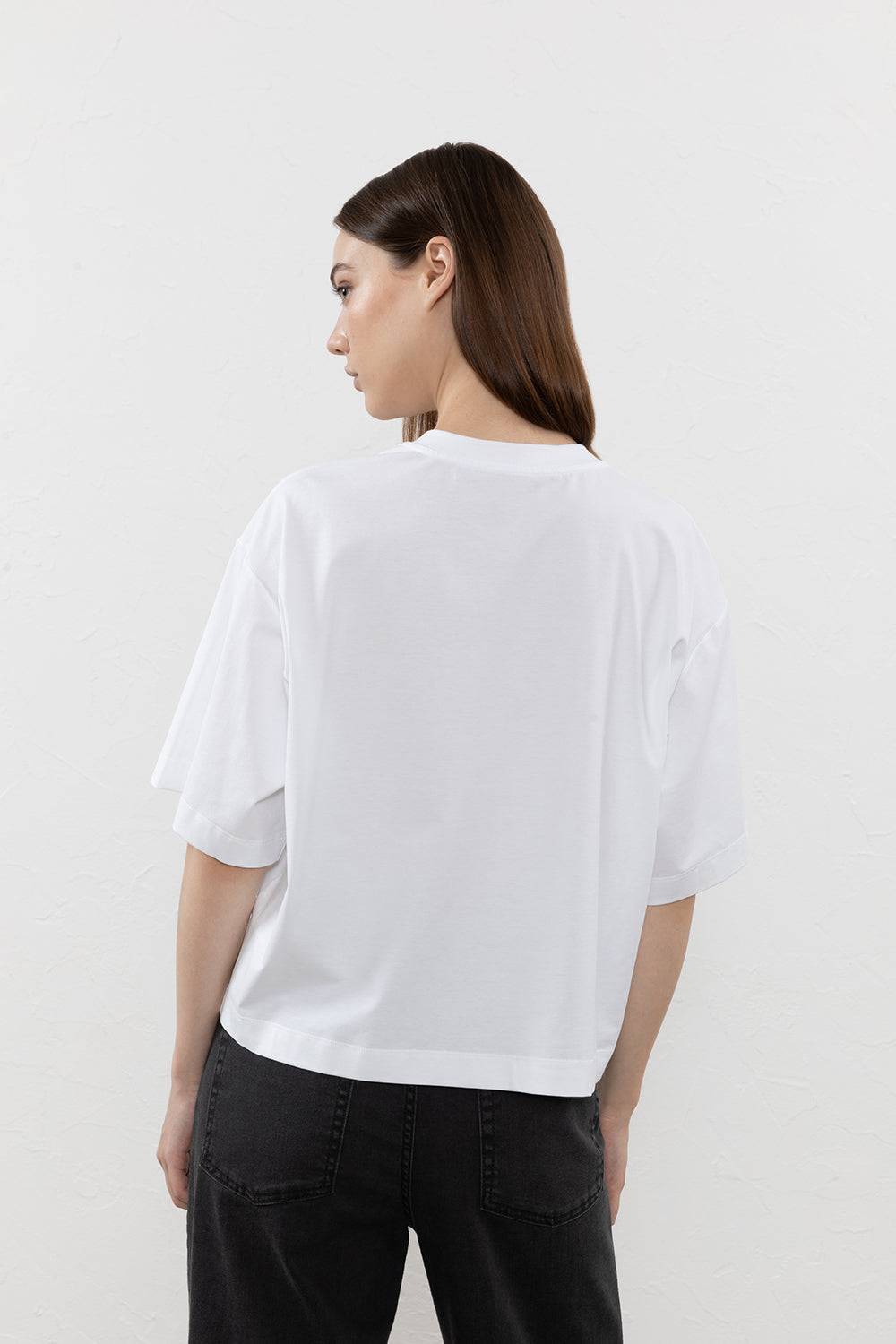 Peserico T-shirt in jersey di cotone Sconto