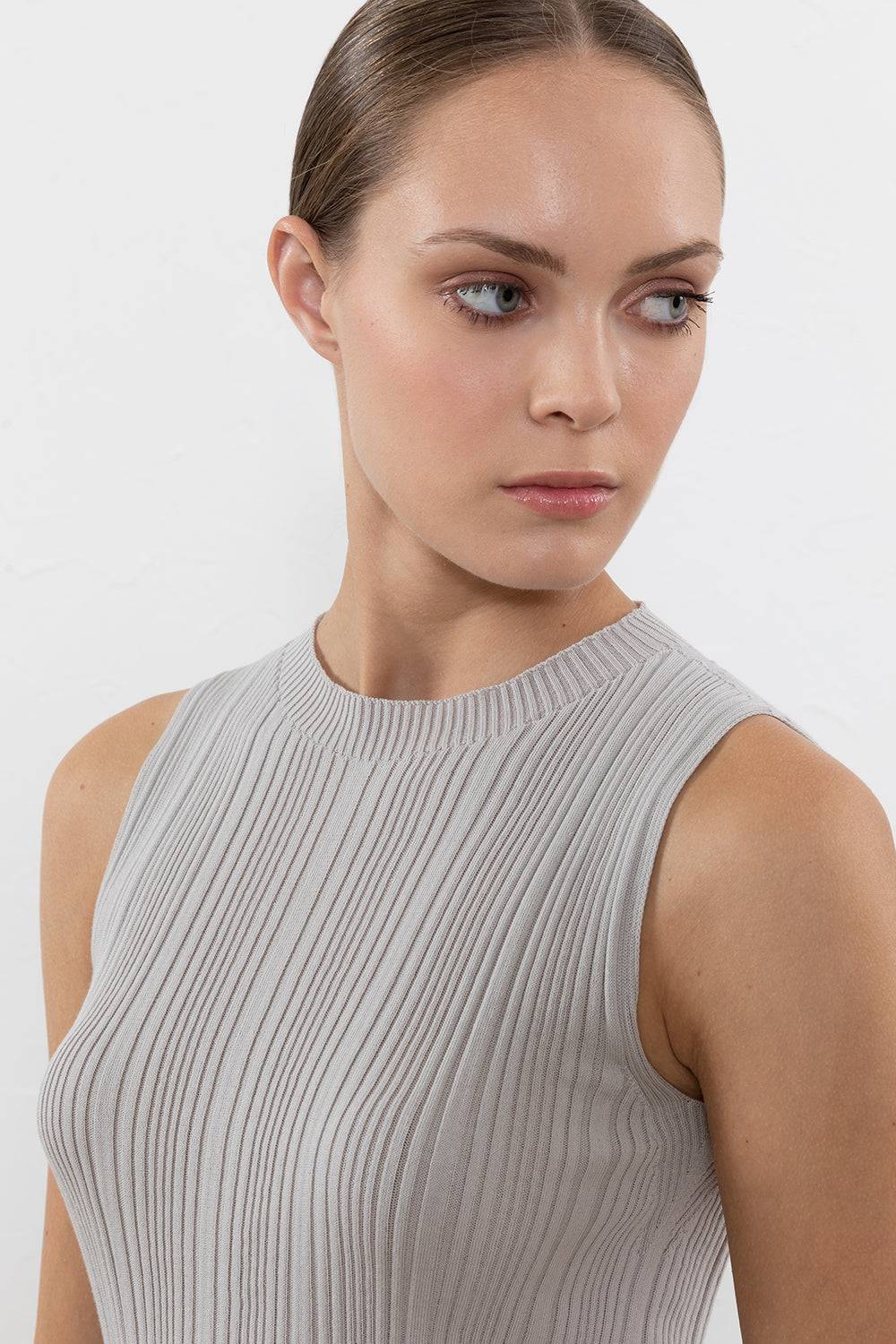 Peserico Top in filato di puro cotone crepe Economico