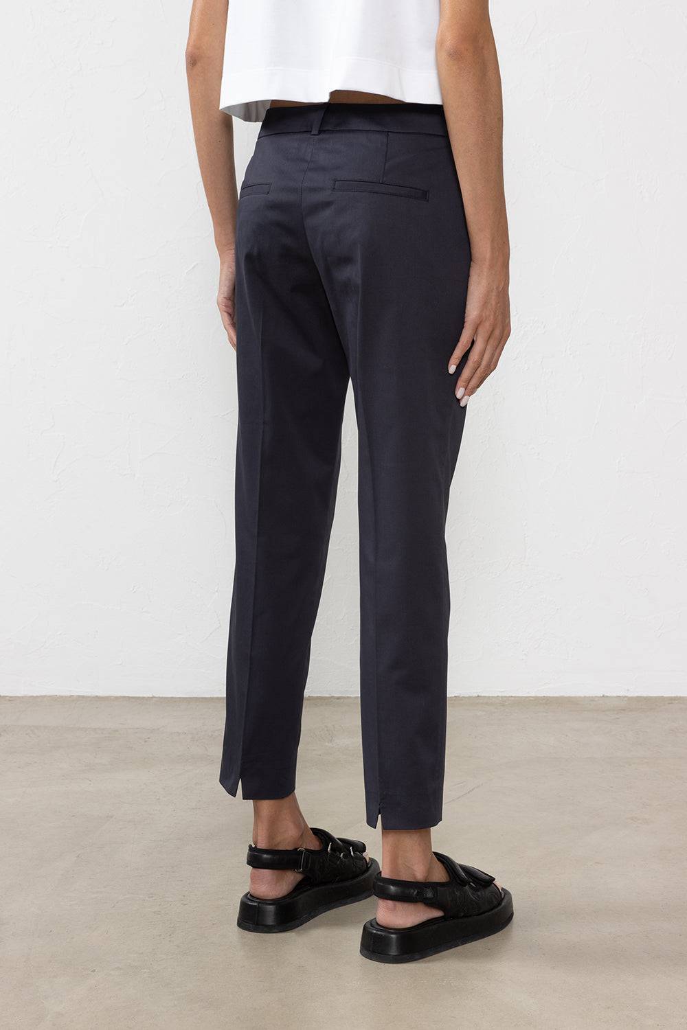 Peserico Pantalone in raso leggero di cotone Saldi