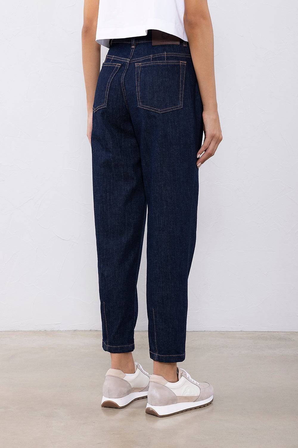 Peserico Pantalone in leggero denim in cotone comfort Negozio