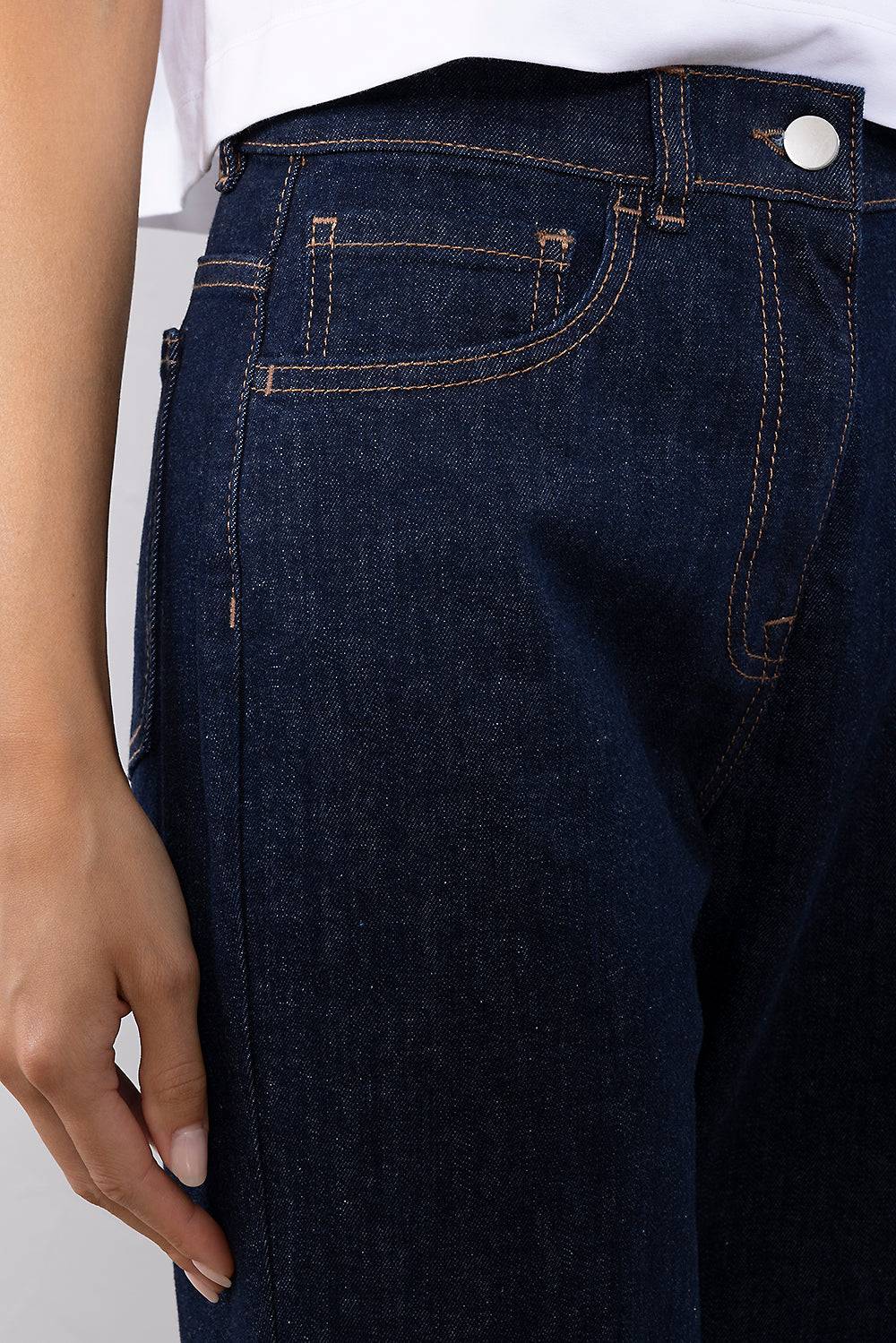 Peserico Pantalone in leggero denim in cotone comfort Negozio
