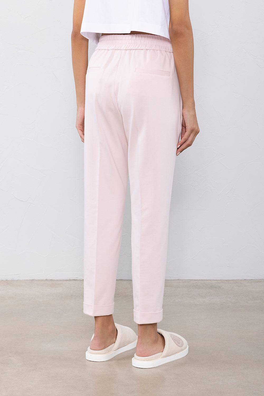 Peserico Pantalone in felpa leggera di cotone 2025