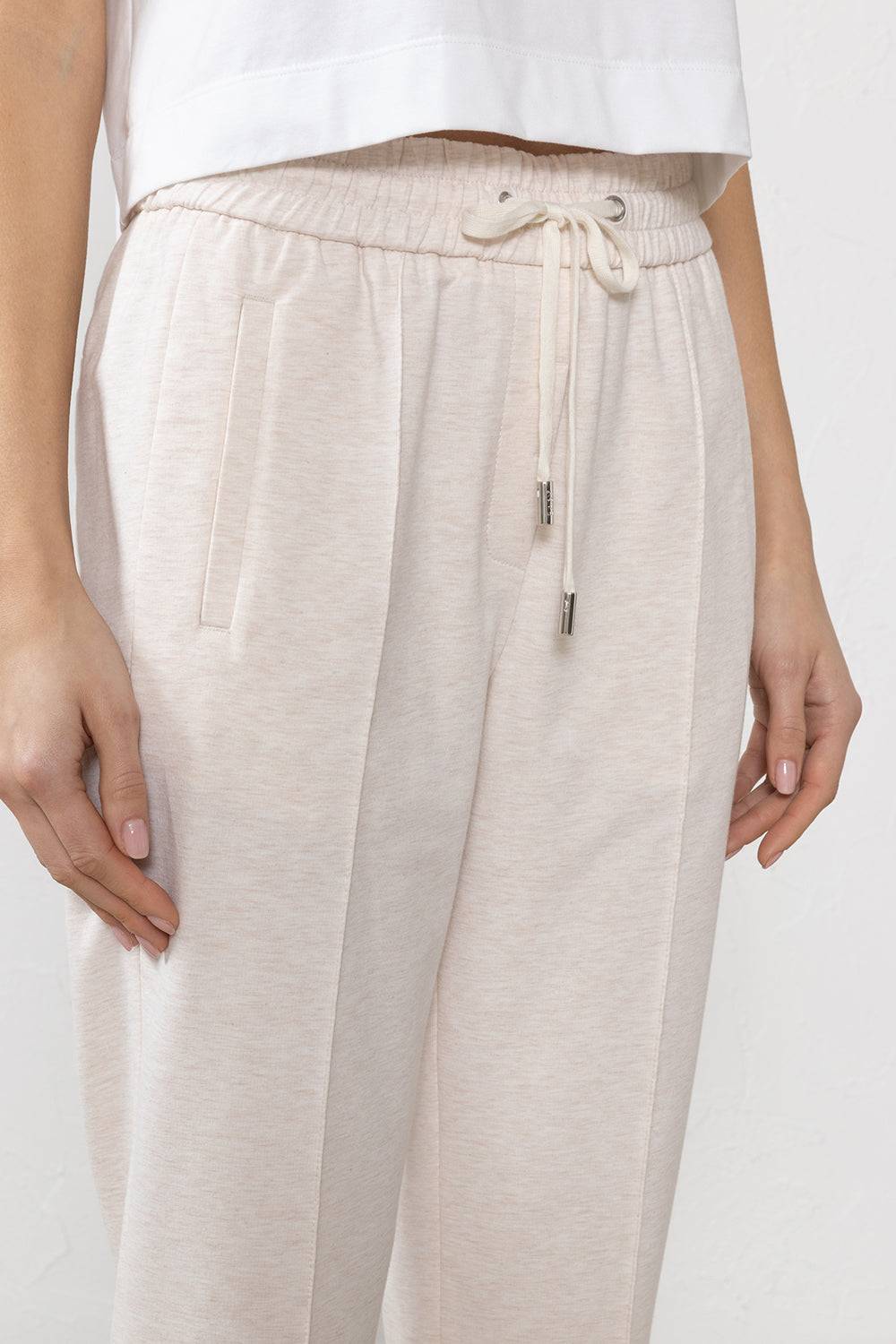 Peserico Pantalone in felpa leggera di cotone Nuovo