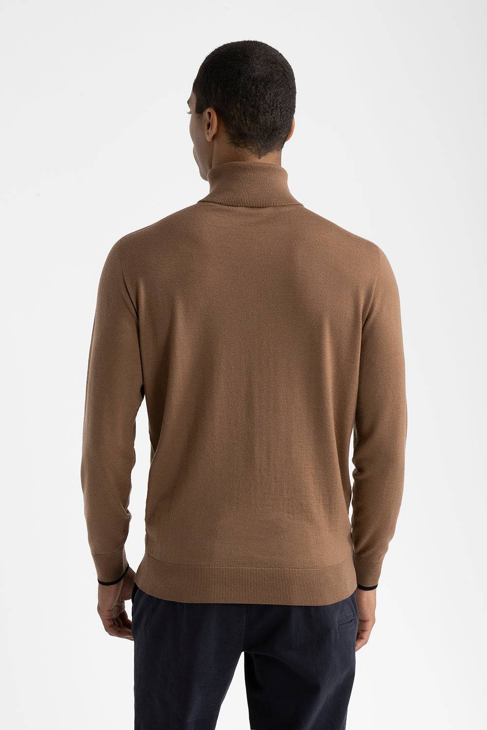 Peserico Maglia collo alto in pura lana vergine Pezzi Unici