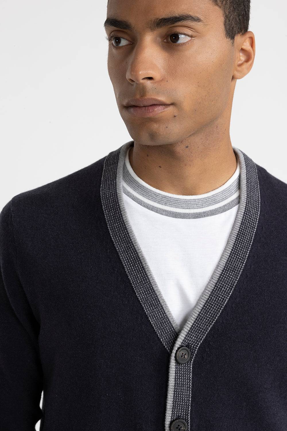 Peserico Cardigan in lana, seta e cashmere Shopping Online