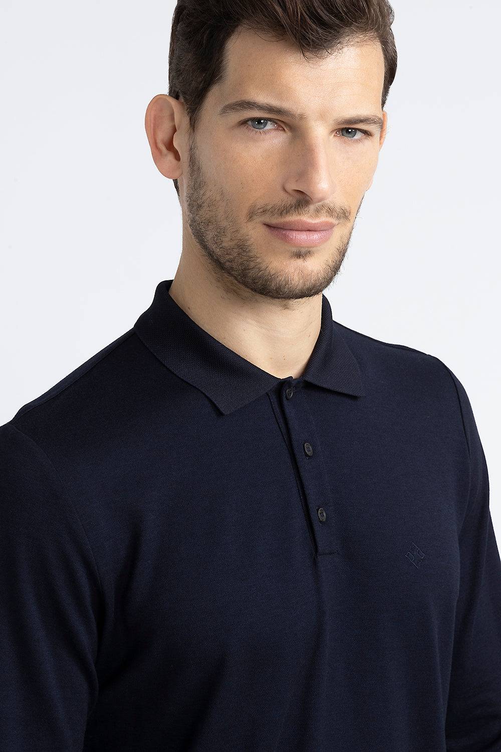 Peserico Polo in piquet di soffice cotone e tencel Presa