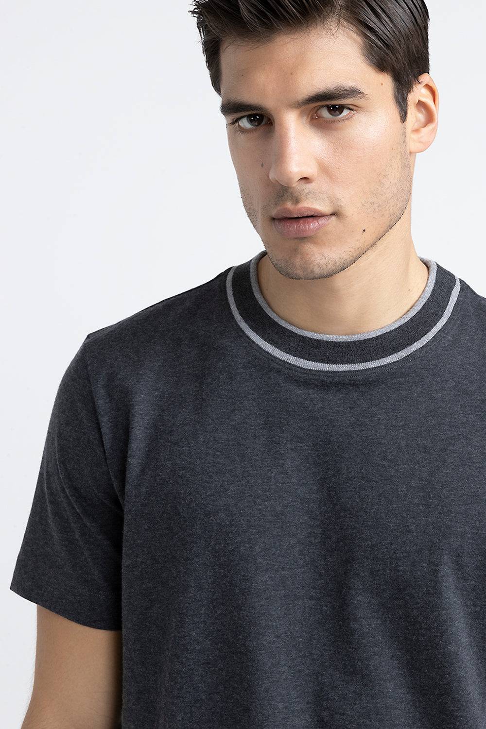 Peserico T-shirt in jersey di cotone e cashmere Outlet