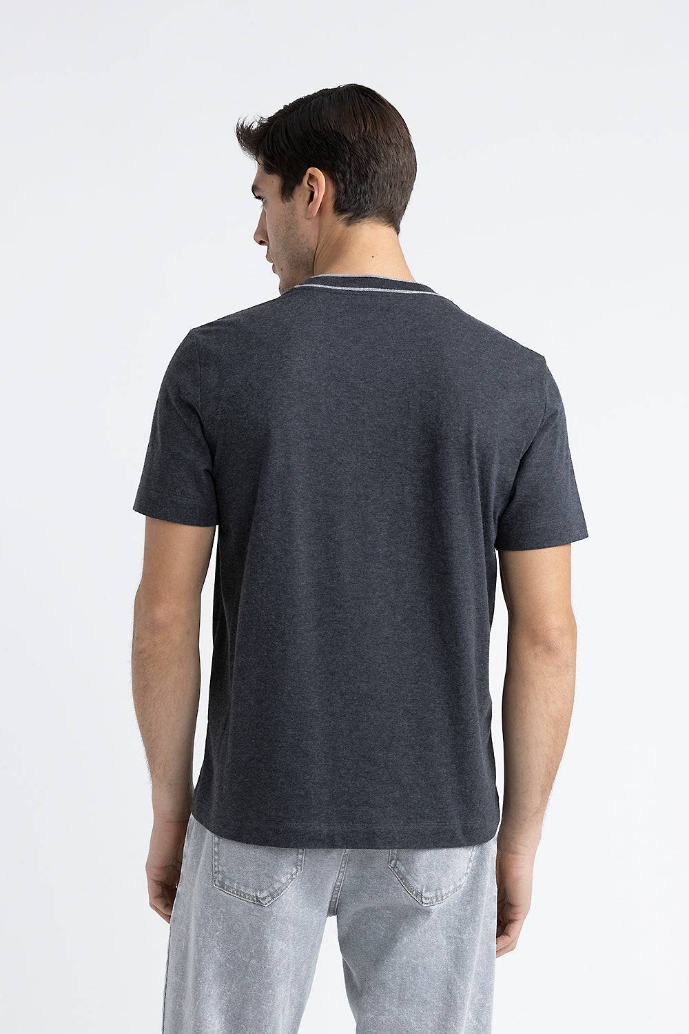 Peserico T-shirt in jersey di cotone e cashmere Outlet