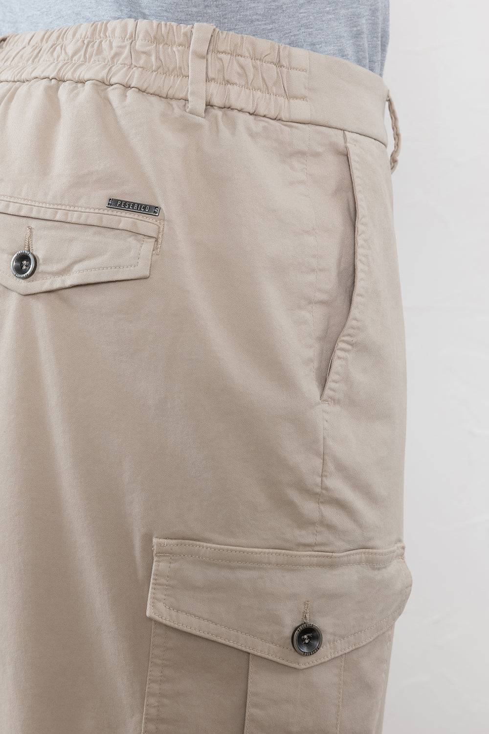 Peserico Pantalone chino in gabardina di cotone stretch Hotsell