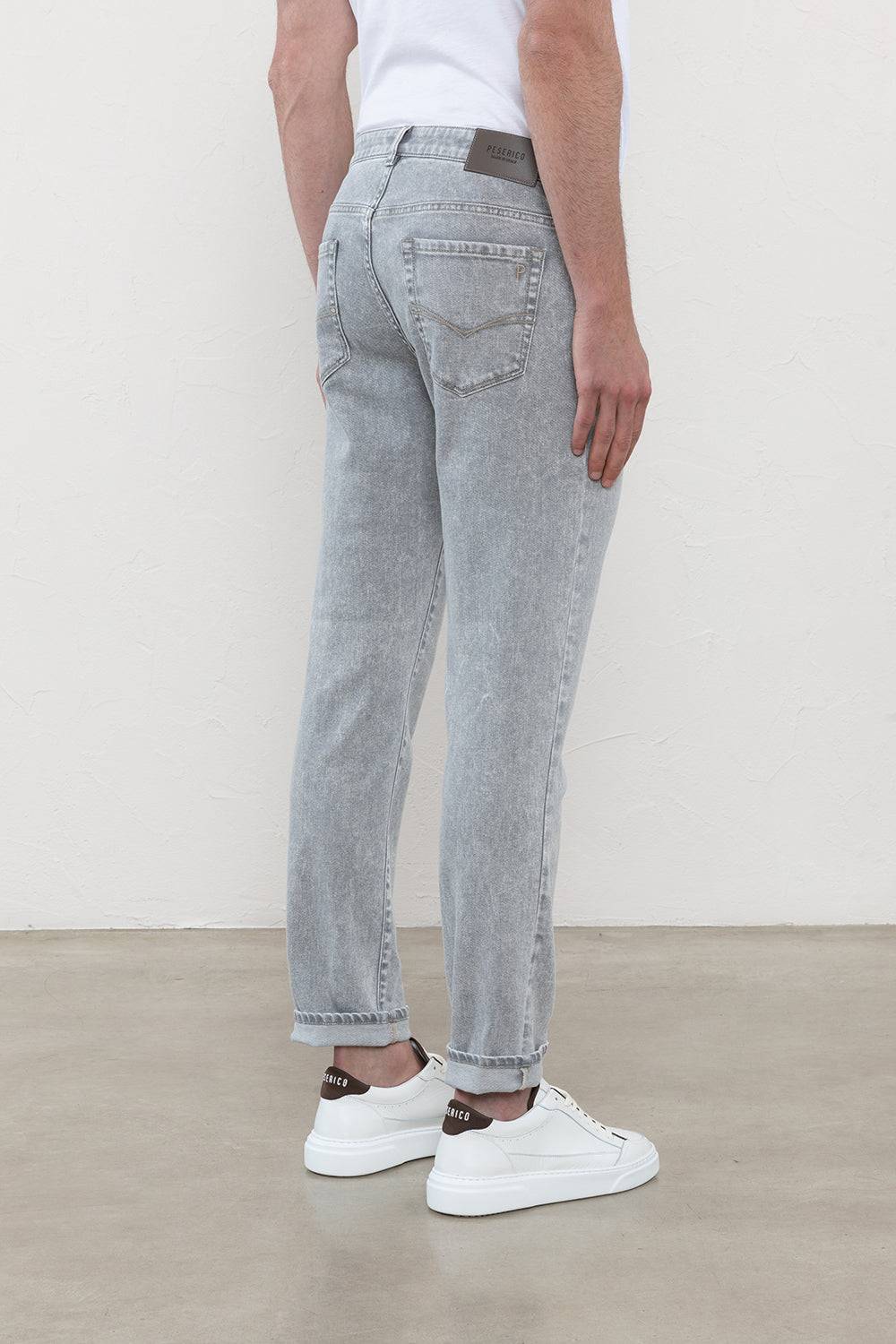 Peserico Pantalone in denim di leggero cotone Vendite Flash