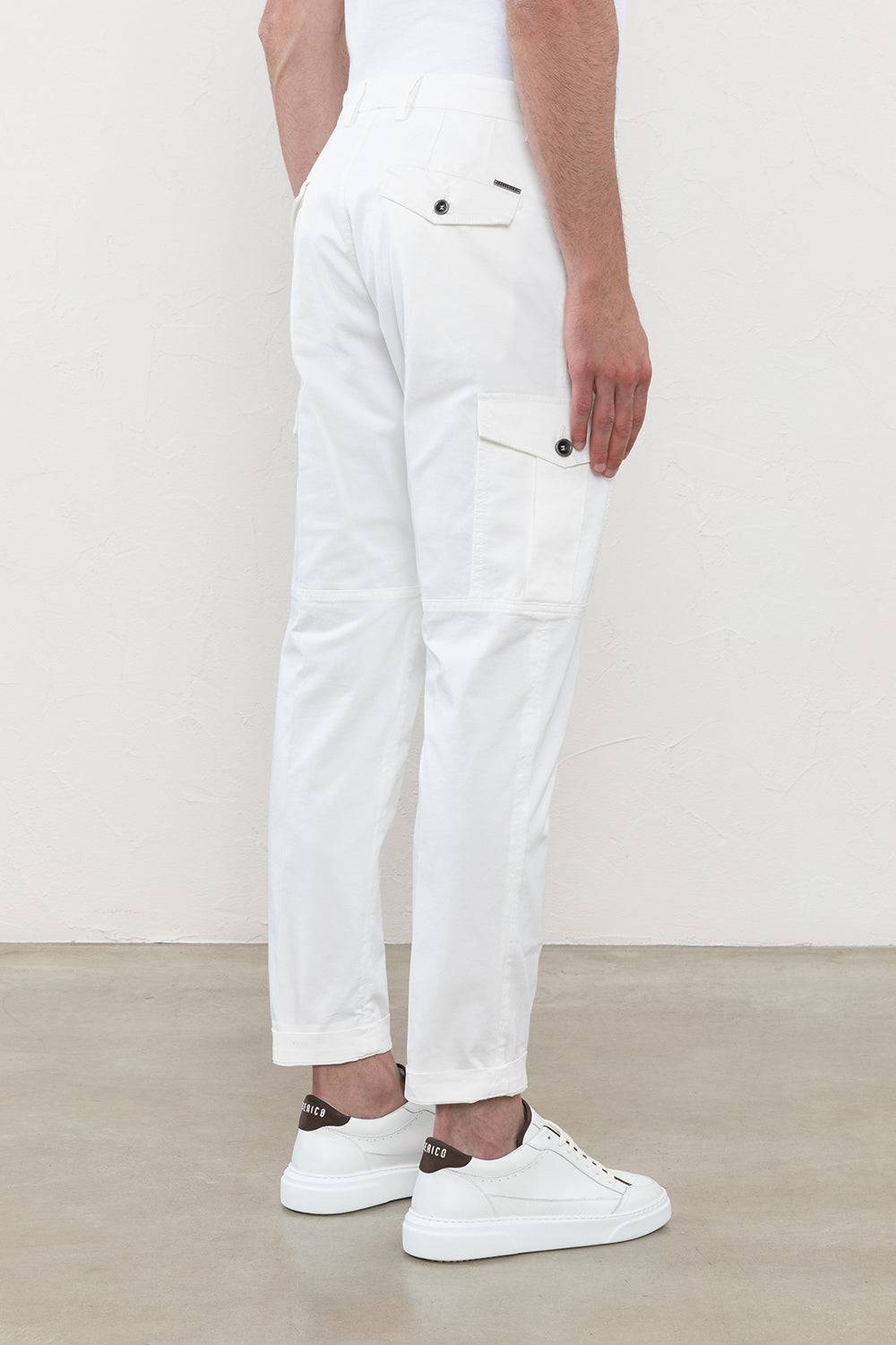 Peserico Pantalone chino in gabardina di cotone In Saldo