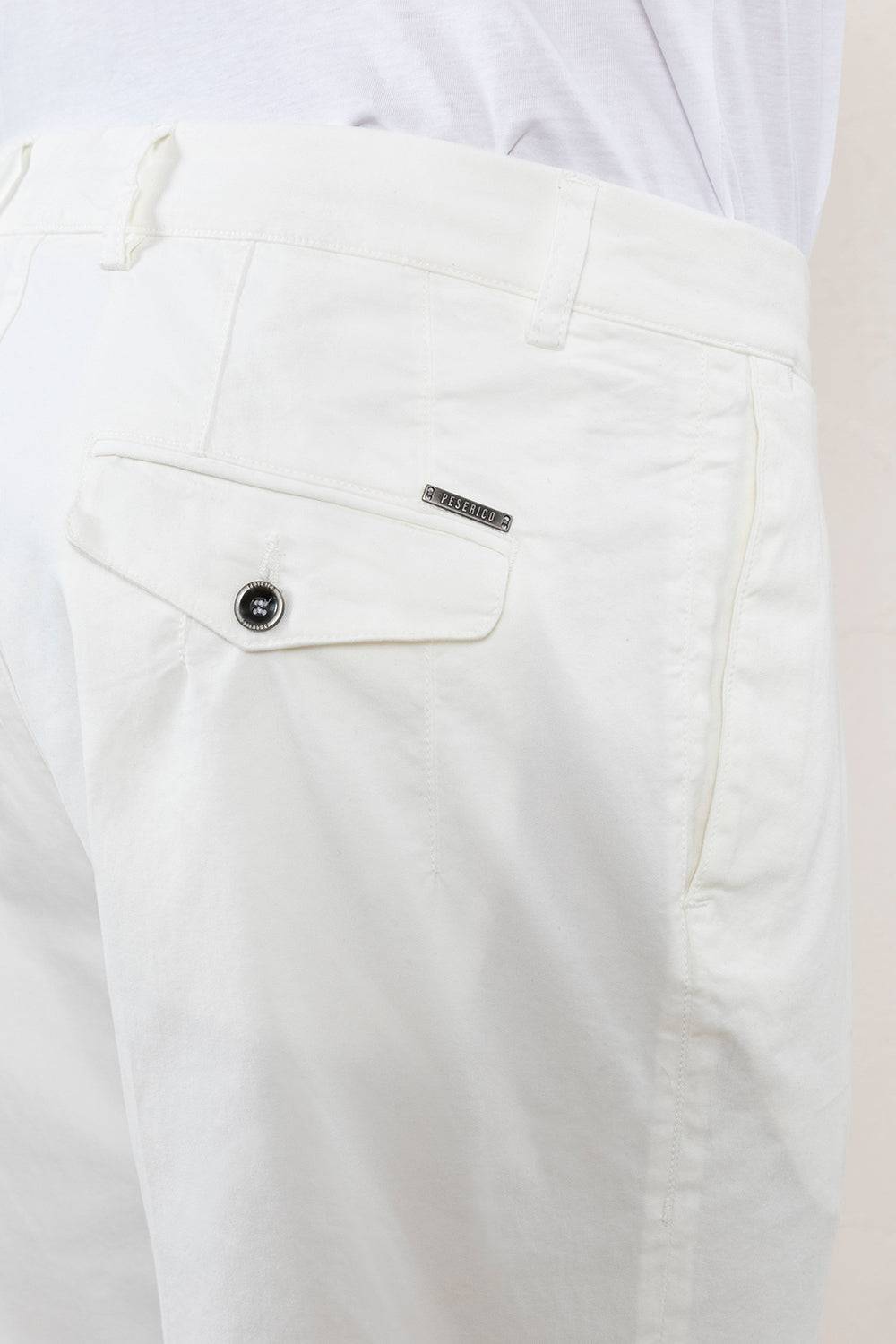 Peserico Pantalone chino in gabardina di cotone stretch Nuova