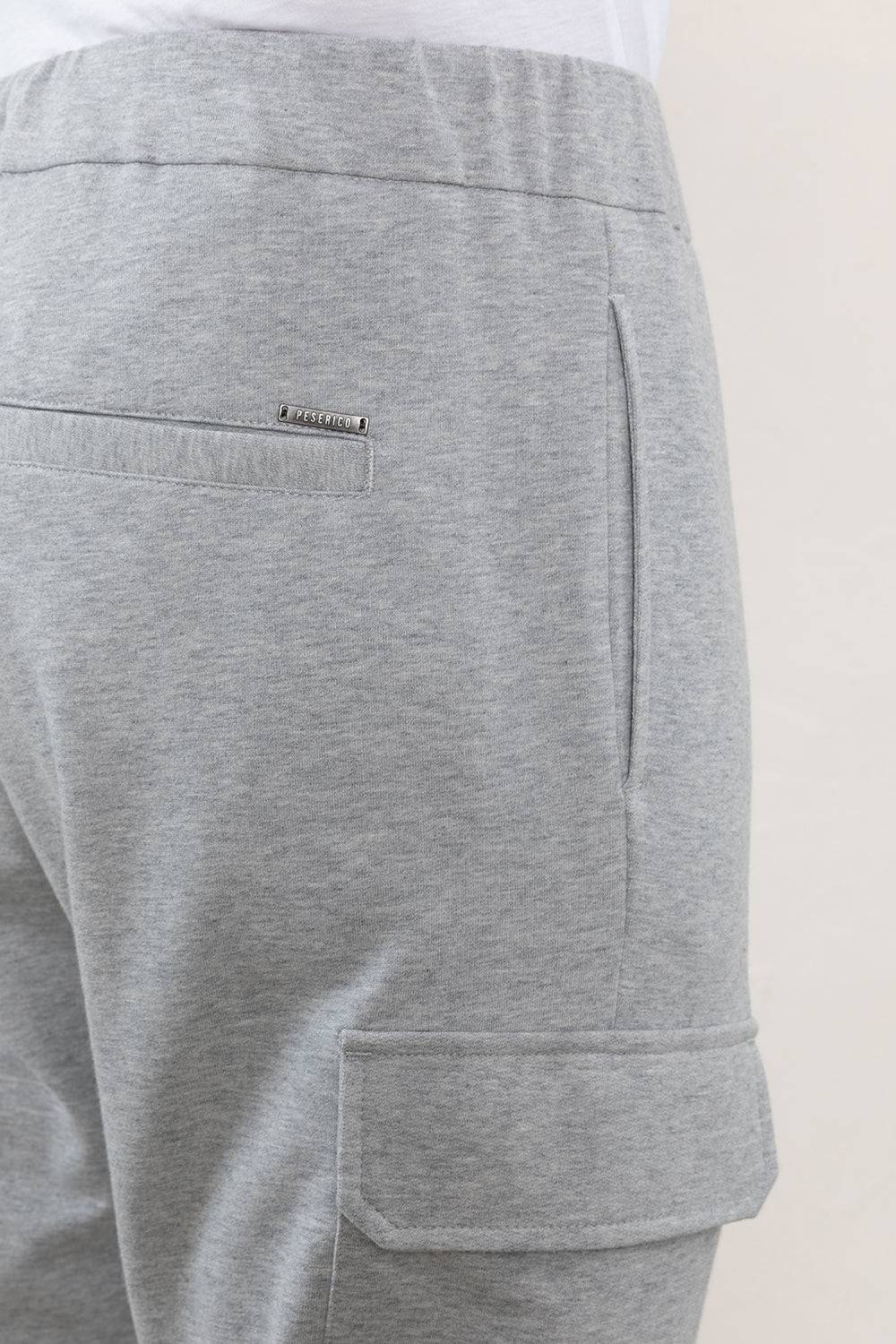 Peserico Pantalone jogger in morbido jersey di cotone mélange 2025