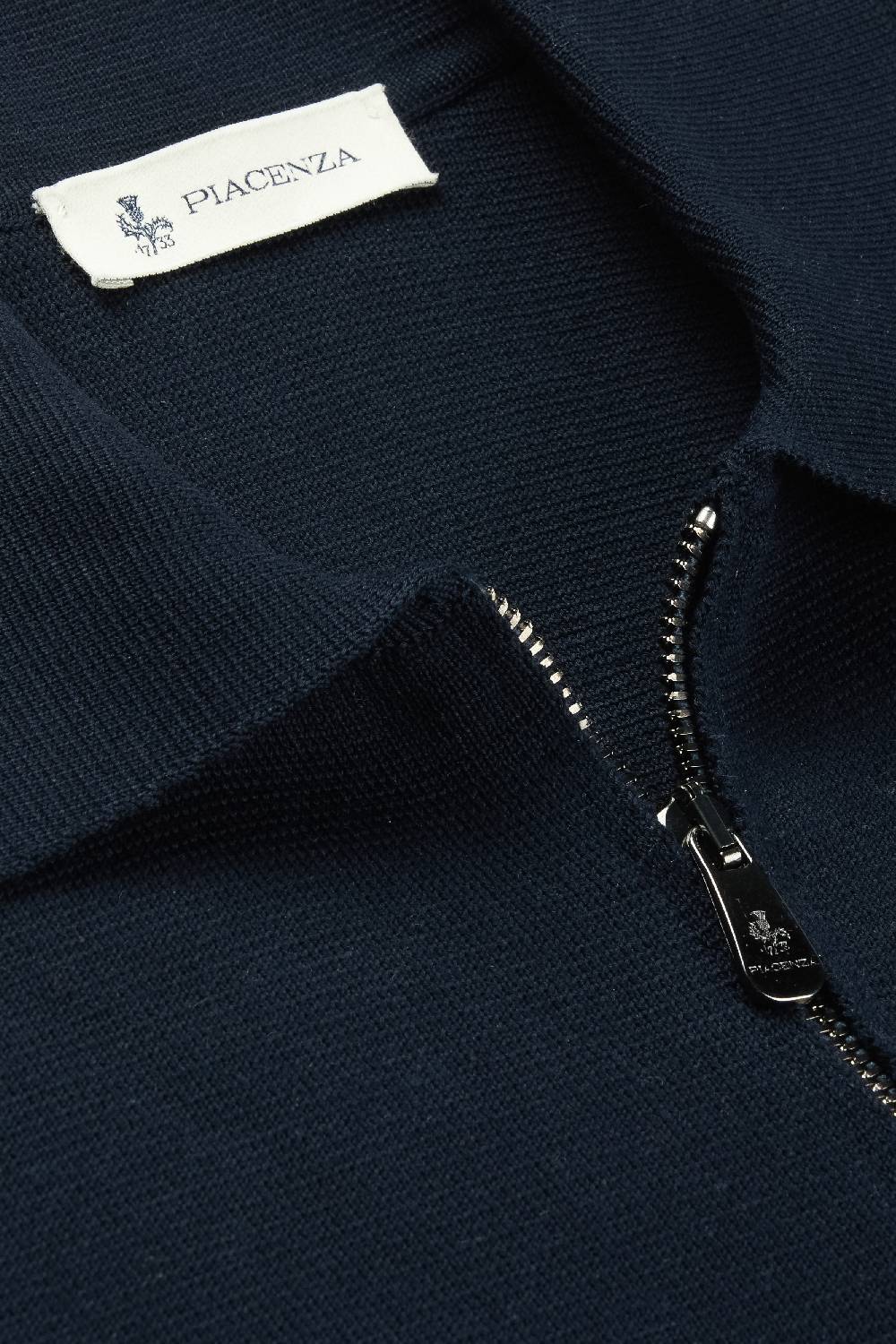 Piacenza 1733 Cardigan full zip blu Vendite Flash