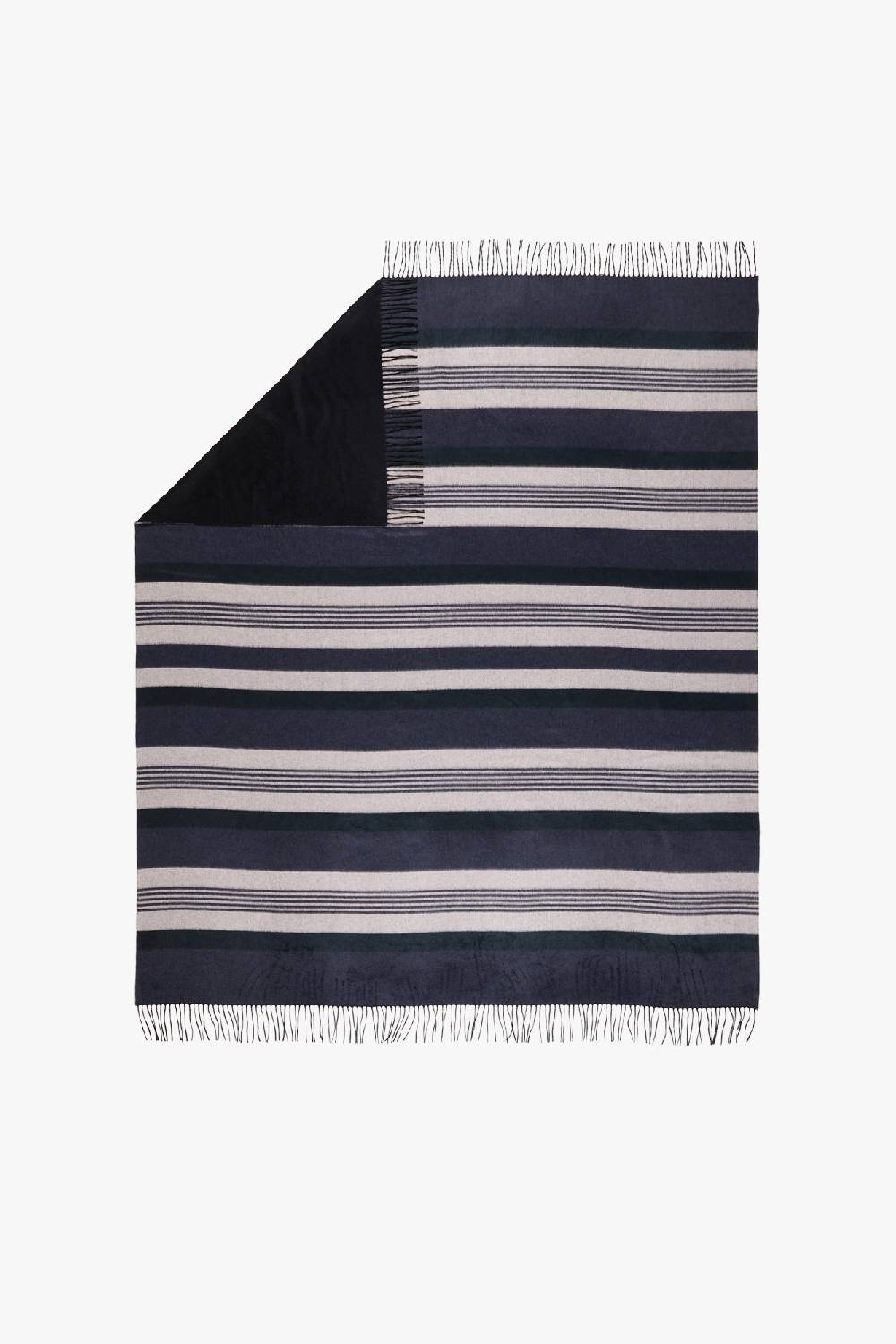 Piacenza 1733 BILBO Plaid righe toni Blu Consegna Veloce