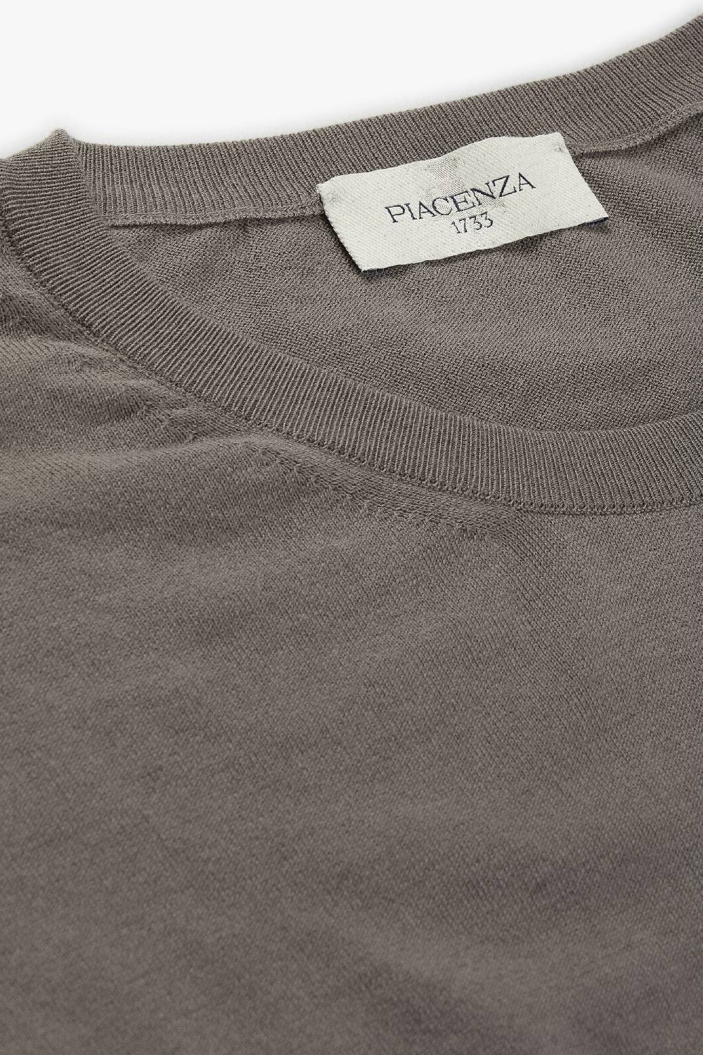 Piacenza 1733 Maglia maniche corte grigio scuro Sottocosto