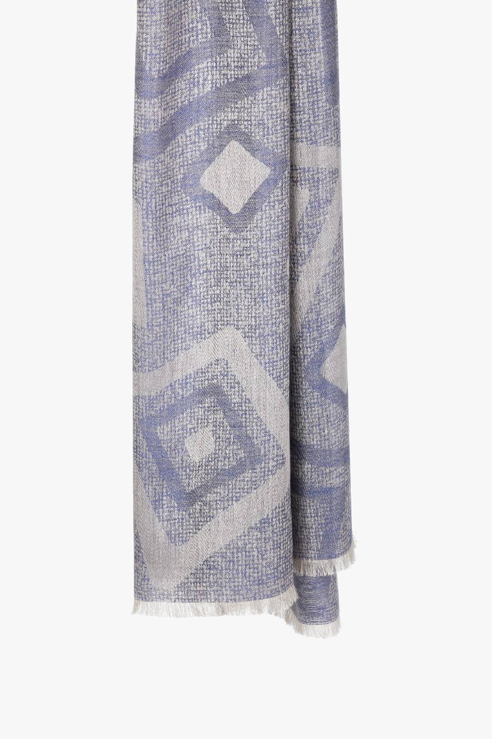 Piacenza 1733 Sciarpa Skyler blu In Vendita