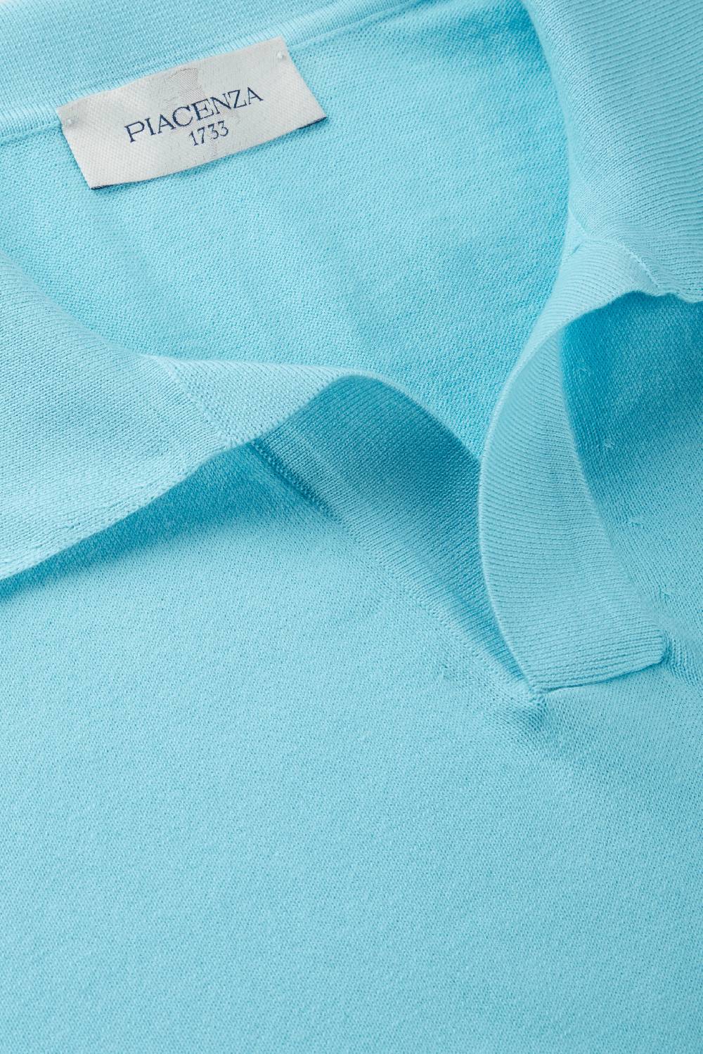 Piacenza 1733 Polo azzurra maniche corte Acquista Ora