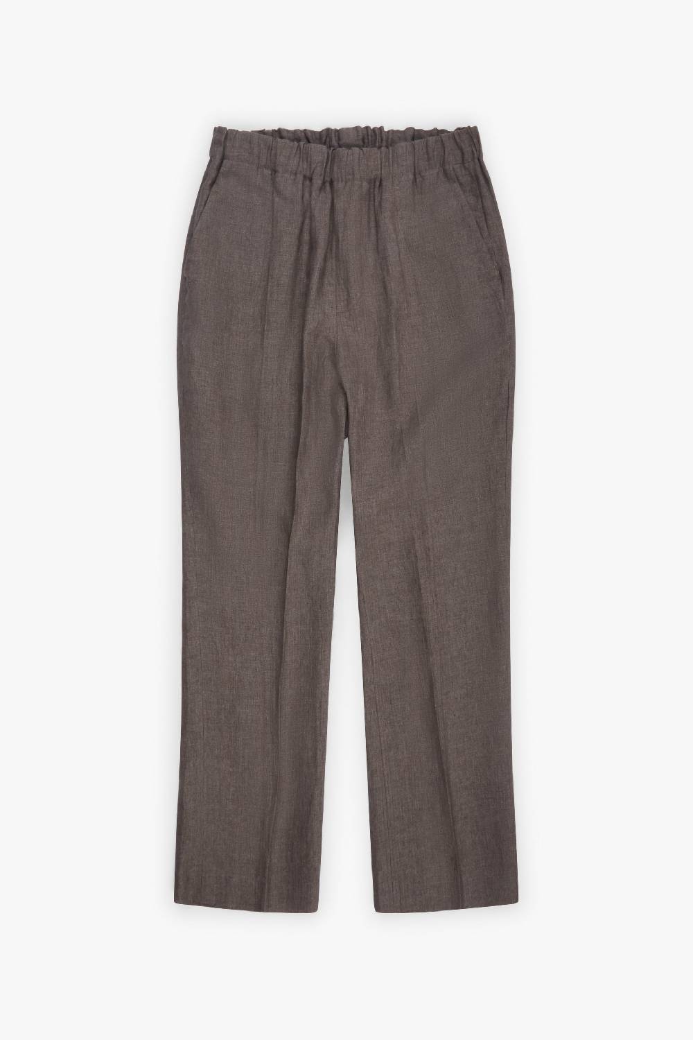 Piacenza 1733 Pantalone in lino marrone Vendita Calda