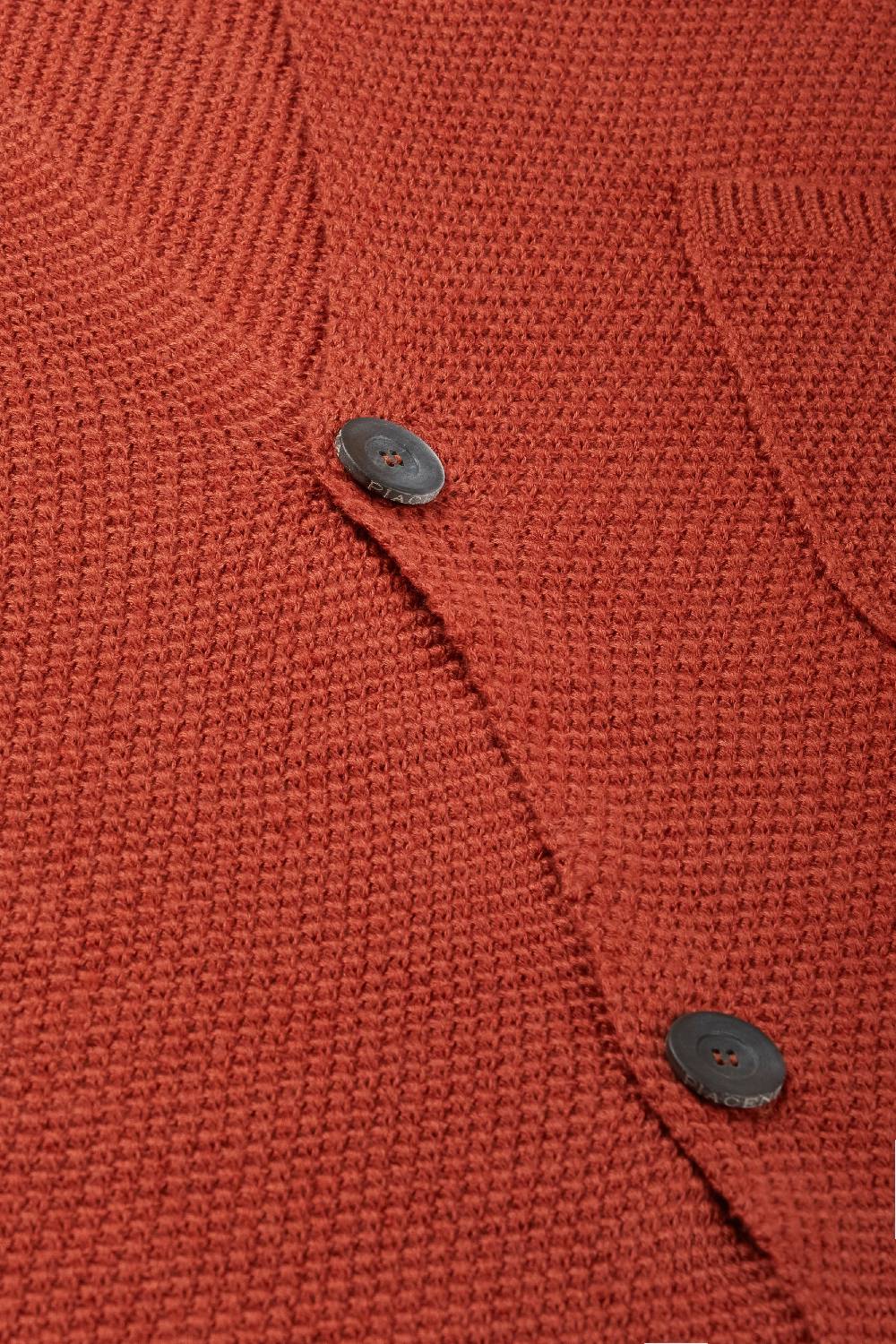 Piacenza 1733 Cardigan Camicia con bottoni mattone I Più Venduti